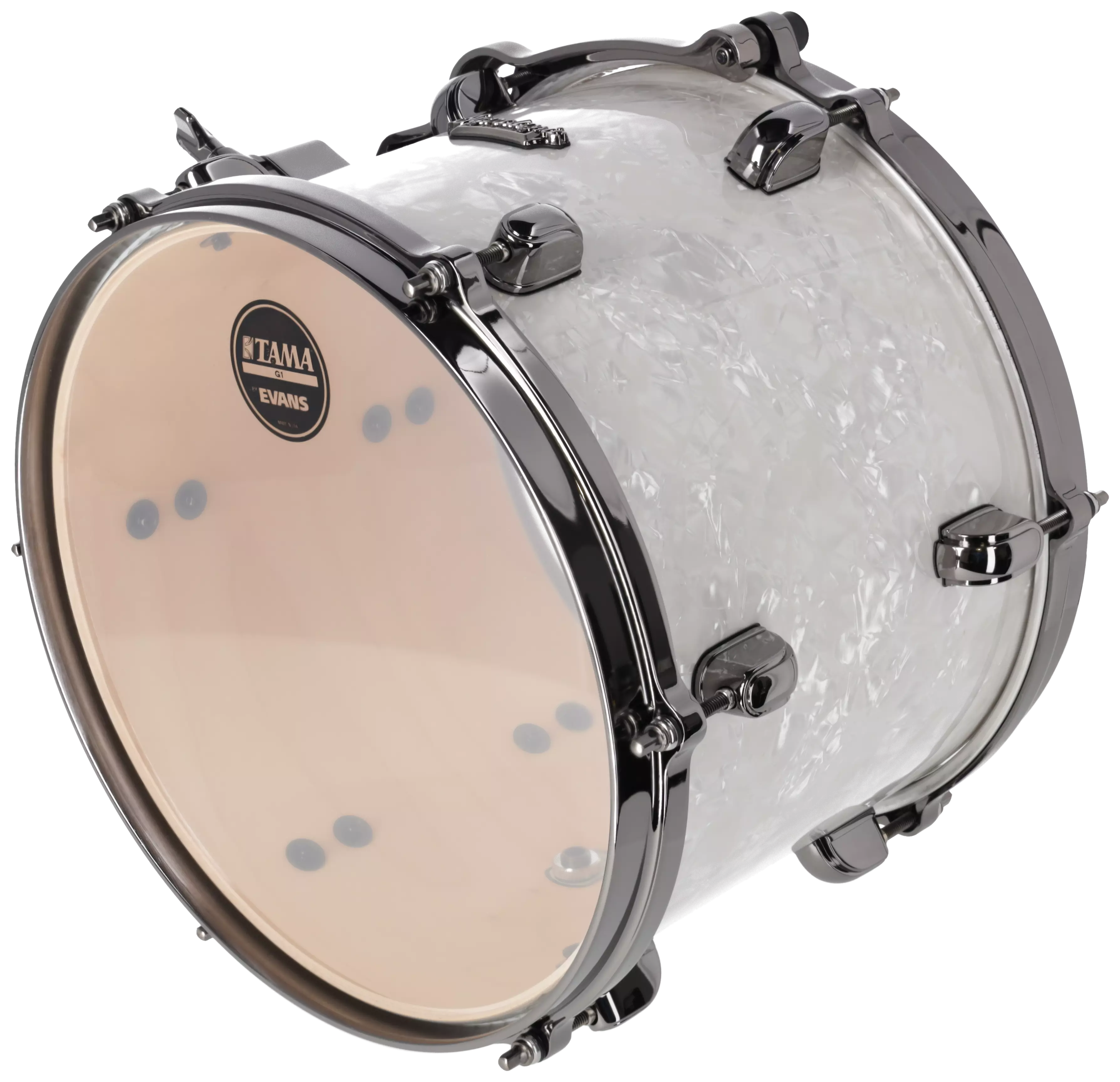 Tama MRT1209BN-SWP - Starclassic maple Tom Black Nickel 12 x 9 Zoll - Snow White Pearl 2