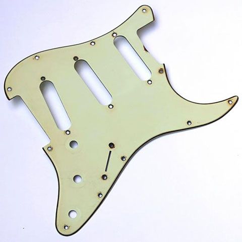 GuitarSlinger Products Pickguard 62 SC Mint Green Aged