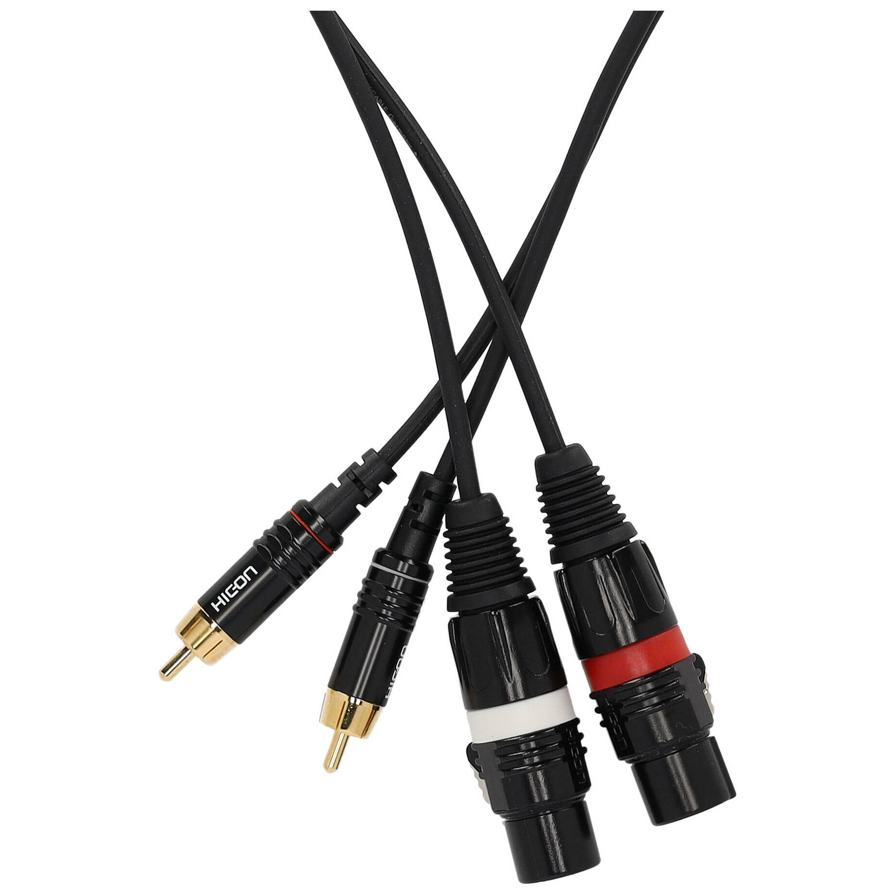 Sommer Cable ONH8-0250-SW SC-Onyx 2 x XLR Female - 2 x Cinch Male 2,5 Meter 2