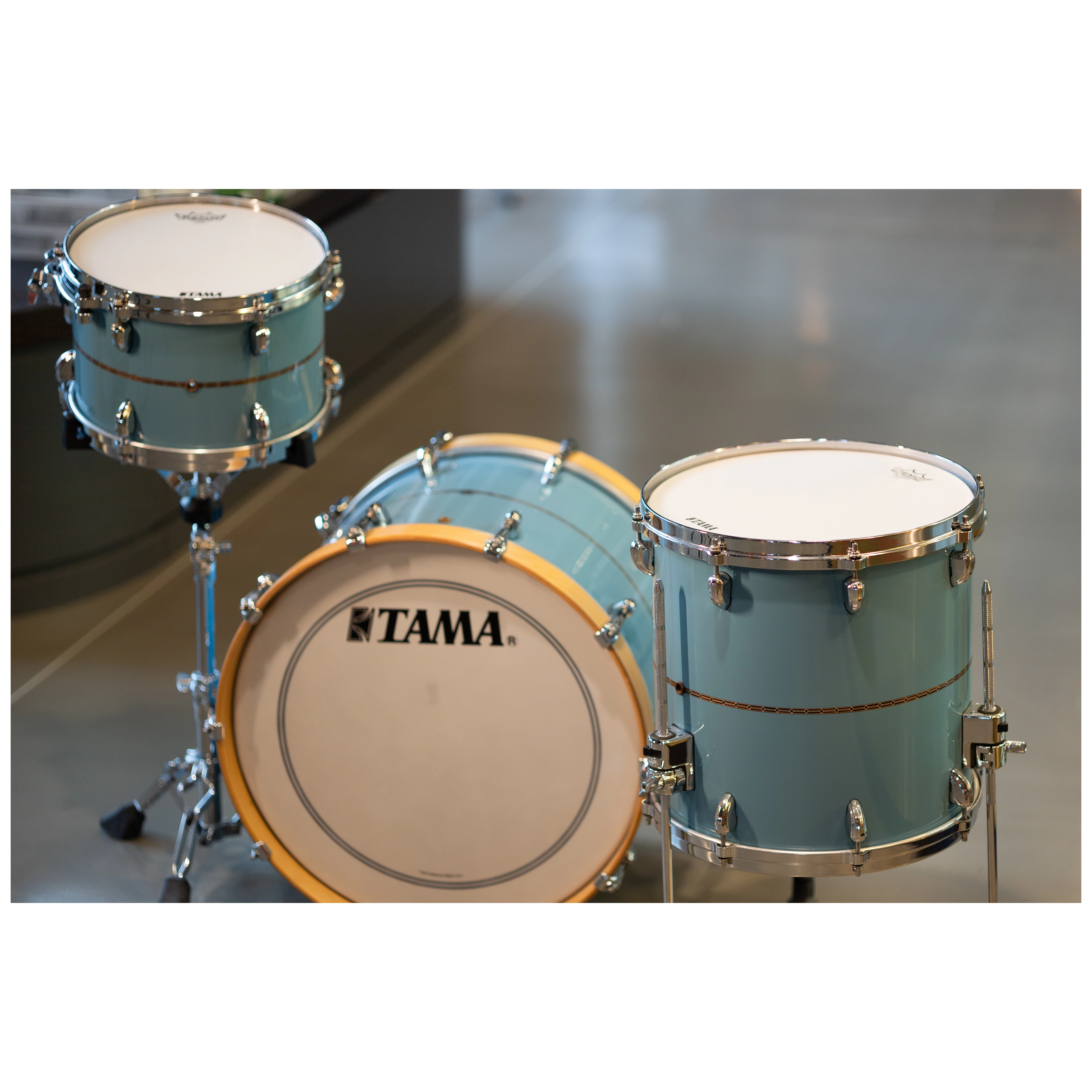 Tama STAR Maple Vintage Sea Blue 3pcs Shell Set 1