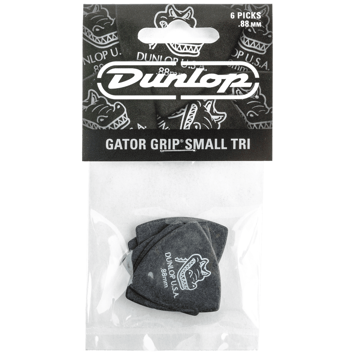 Dunlop Gator Grip Small Triangle 0.88 Player Pack 6 Stück