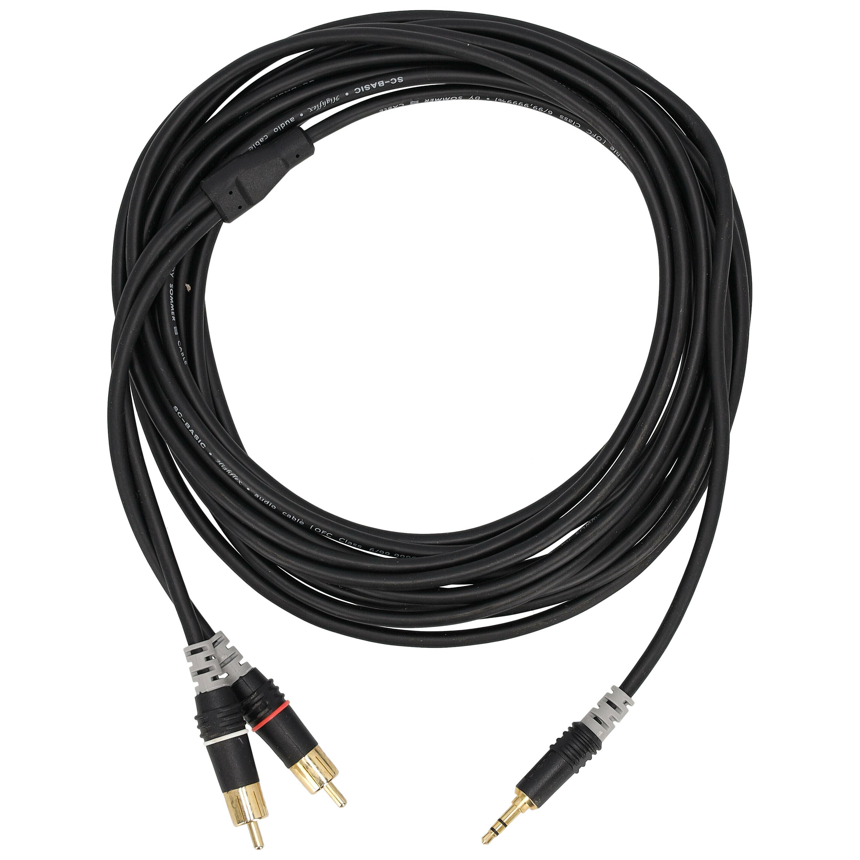 Sommer Cable HBA-3SC2-0300 Stereo Mini-Klinke auf 2 x Cinch 6 mtr.