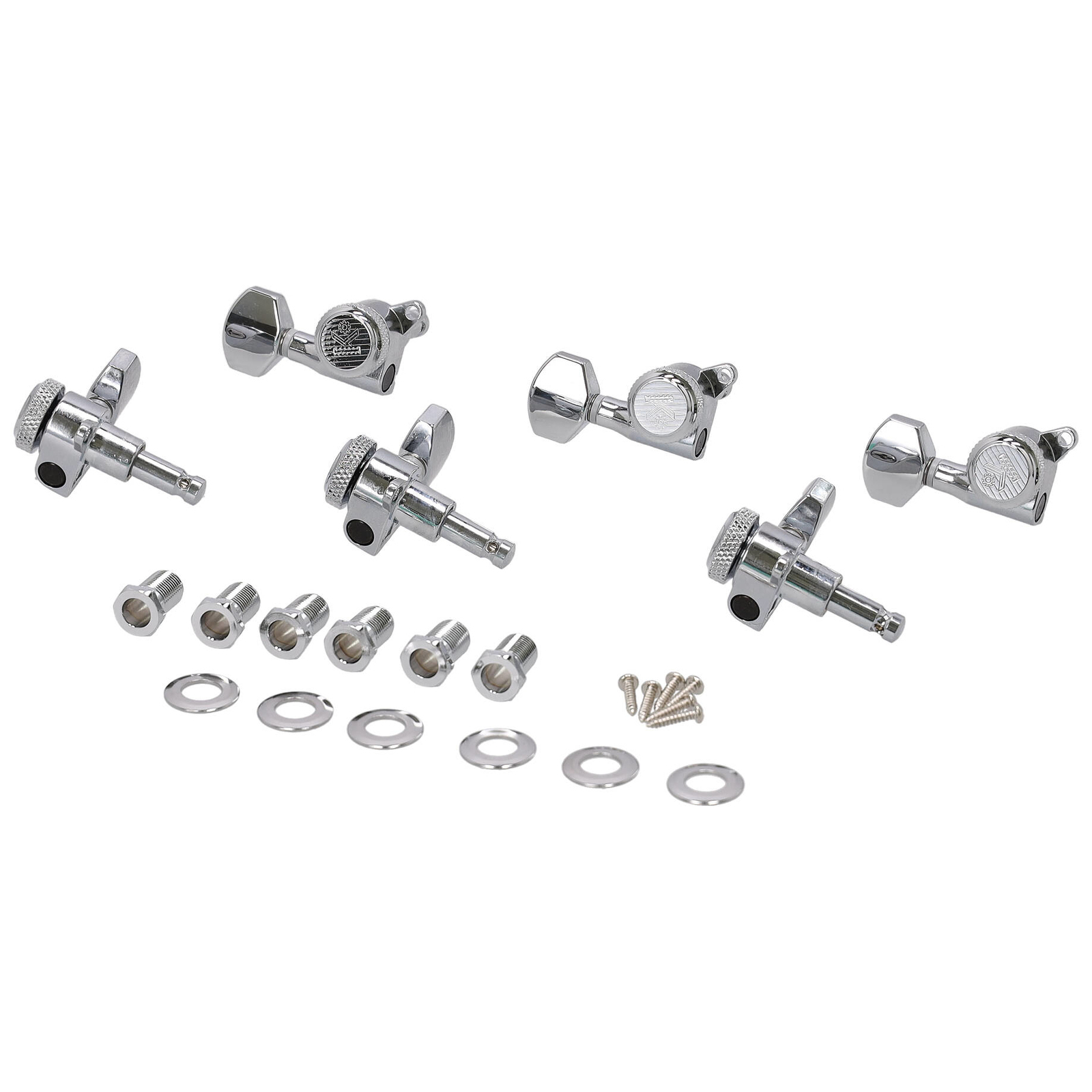 Kluson MBSL6LC Backlock Tuner 6L 45 Grad Chrom - Mechanik