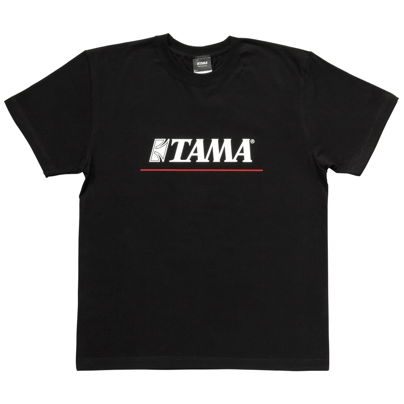 Tama TAMT004XL T-Shirt Logo - Red Line / Schwarz - XL
