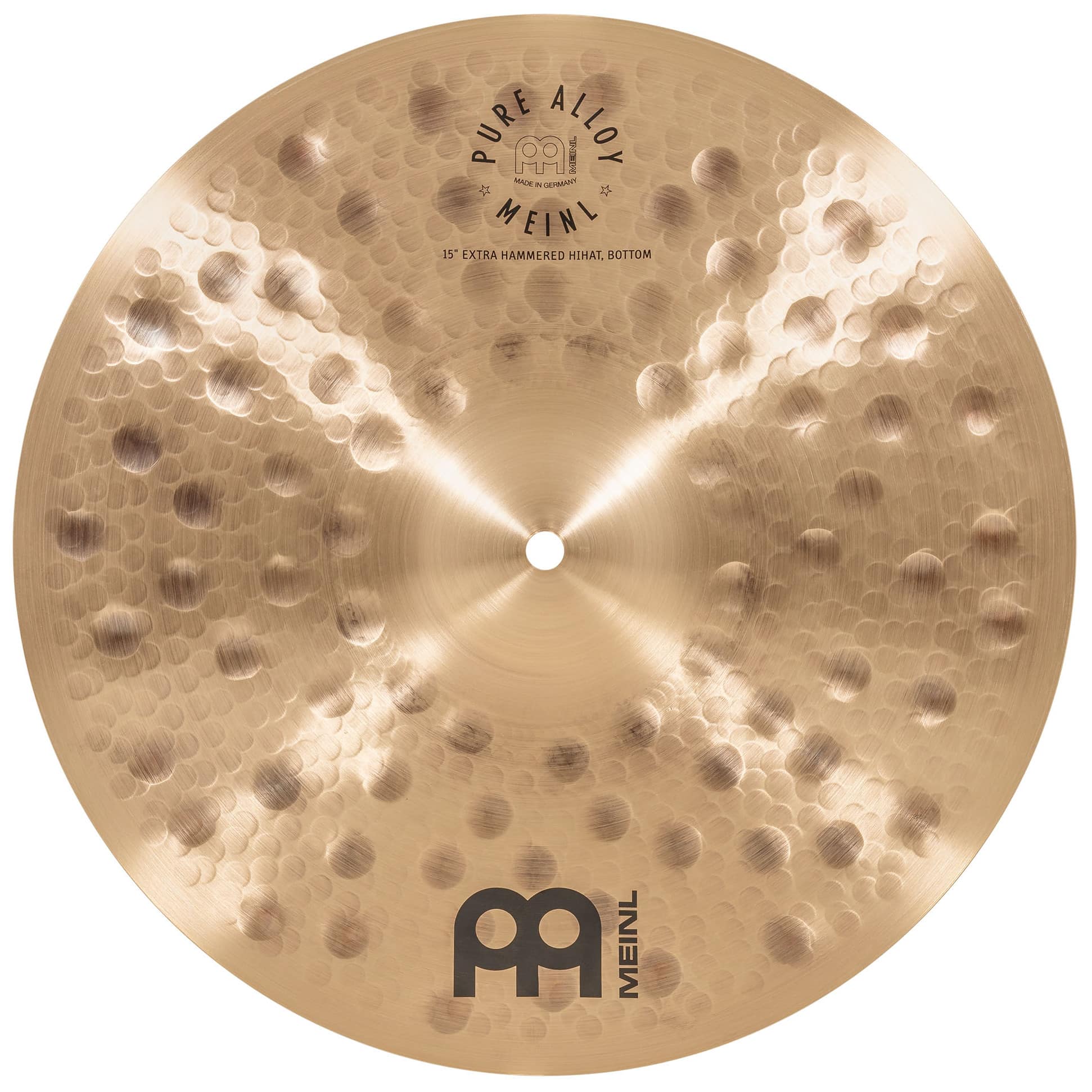Meinl Cymbals PA15EHH - 15" Pure Alloy Extra Hammered Hihat 10