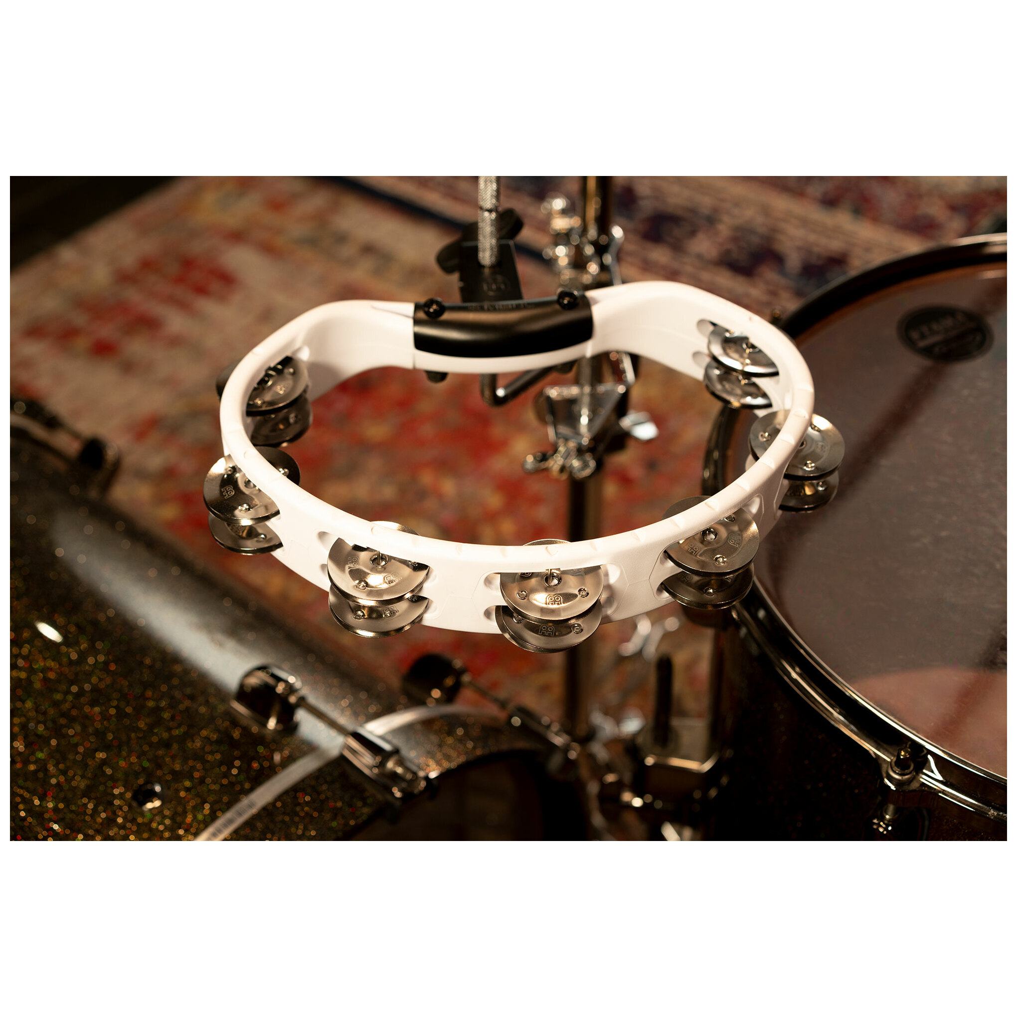 Meinl Percussion HTMT2WH - Headliner® Mountable ABS Tambourine  7