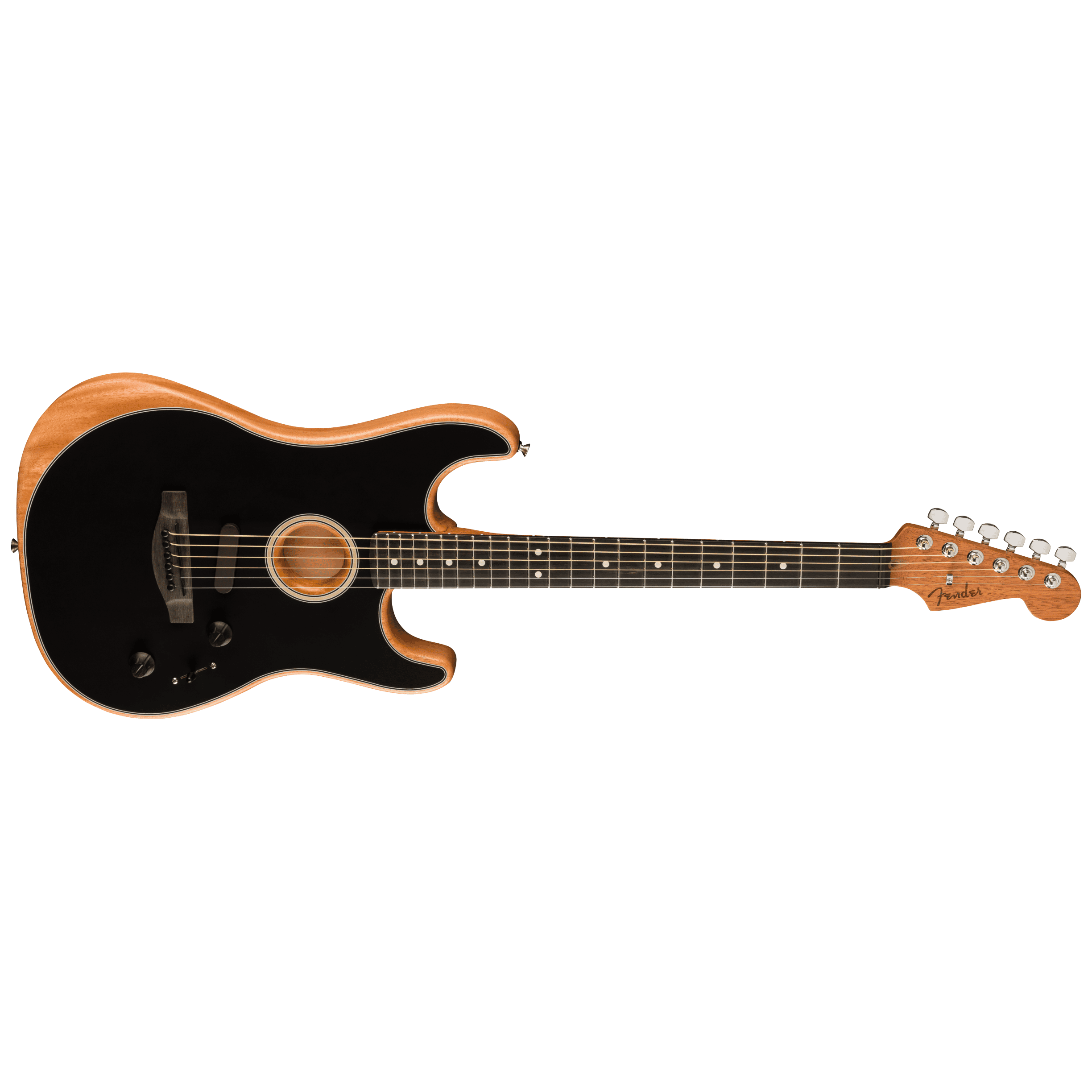 Fender Acoustasonic Stratocaster Black 5