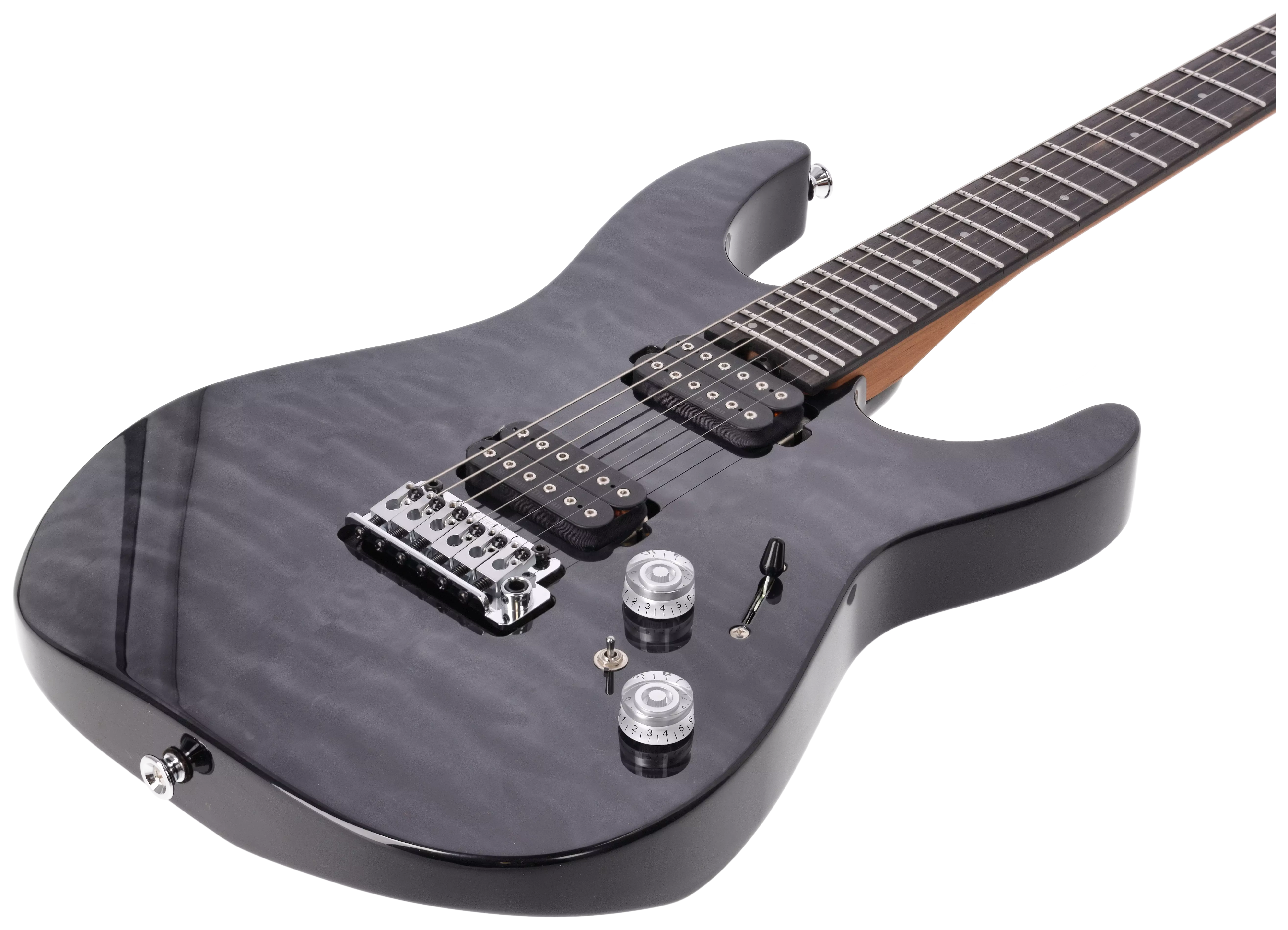 Charvel Pro Mod Plus DK24 HH 2PT EB QM Midnight Ocean 4