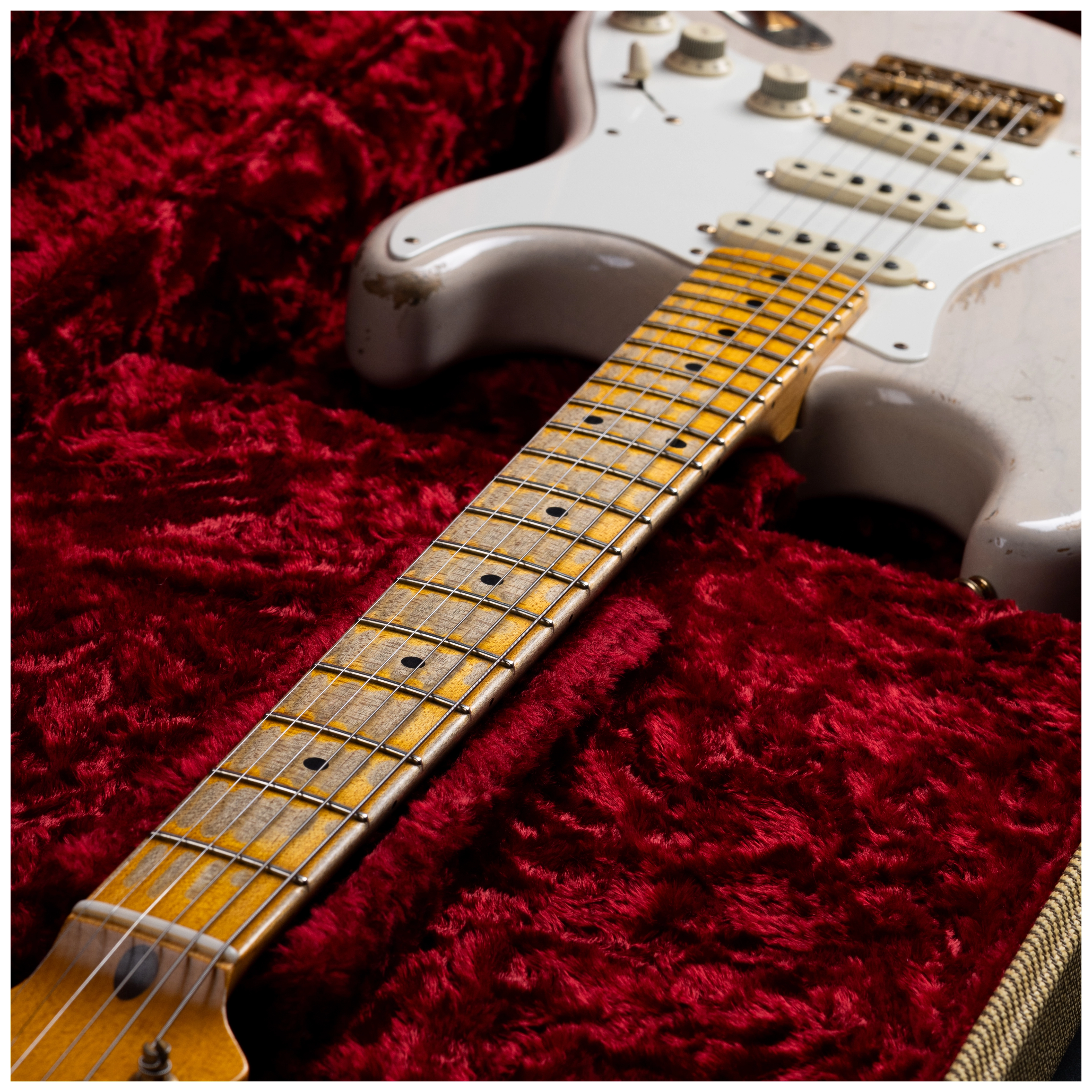 Fender Custom Shop 1955 Stratocaster HVREL GH WBL MBTK Heavy Relic Masterbuilt Todd Krause #R105023 25