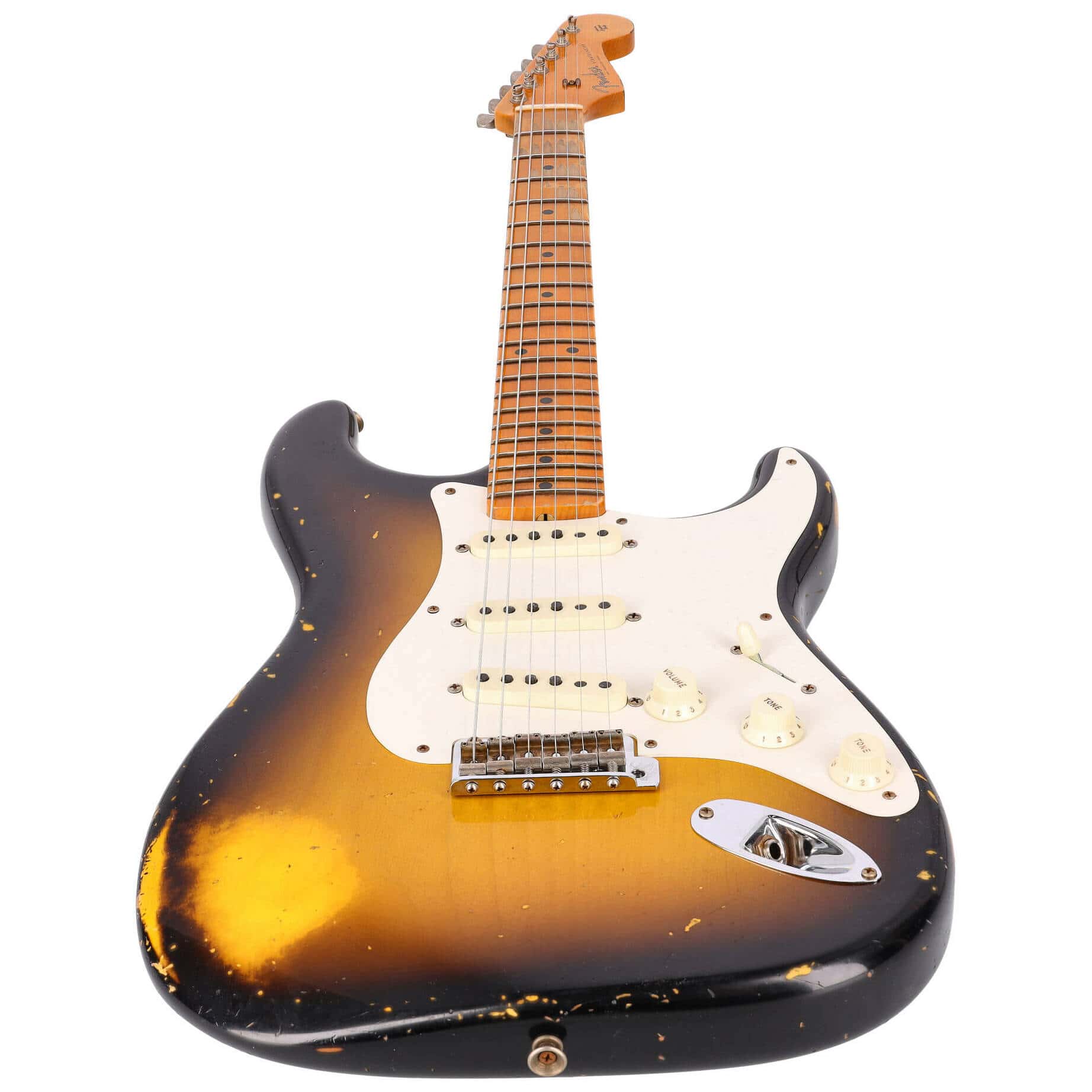 Fender LTD Custom Shop 57 Stratocaster Relic Wide-Fade 2-Color Sunburst 3