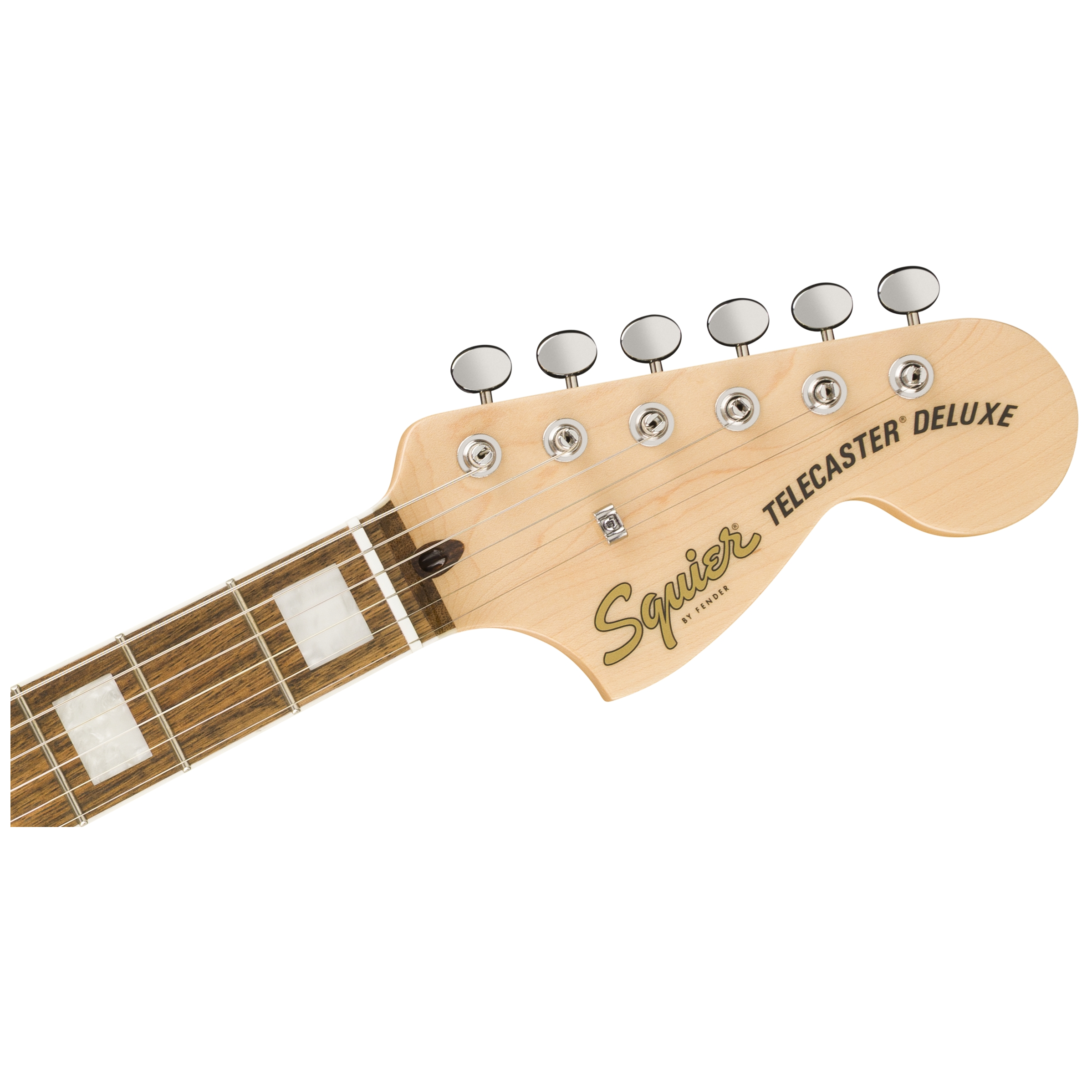 Squier by Fender Paranormal Troublemaker Telecaster DLX Bigsby LRL Parchment PG Honey Sunburst 4