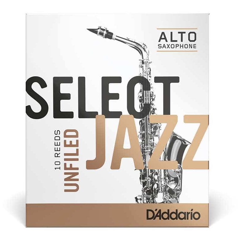 D’Addario Woodwinds Select Jazz Unfiled - Alt Saxophone 2H - 10er pack