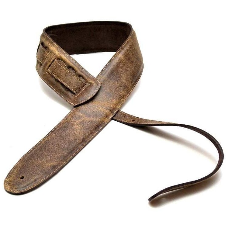 Bourbon Strap Guitar - Bourbon Strap Guitar Leather Crackle