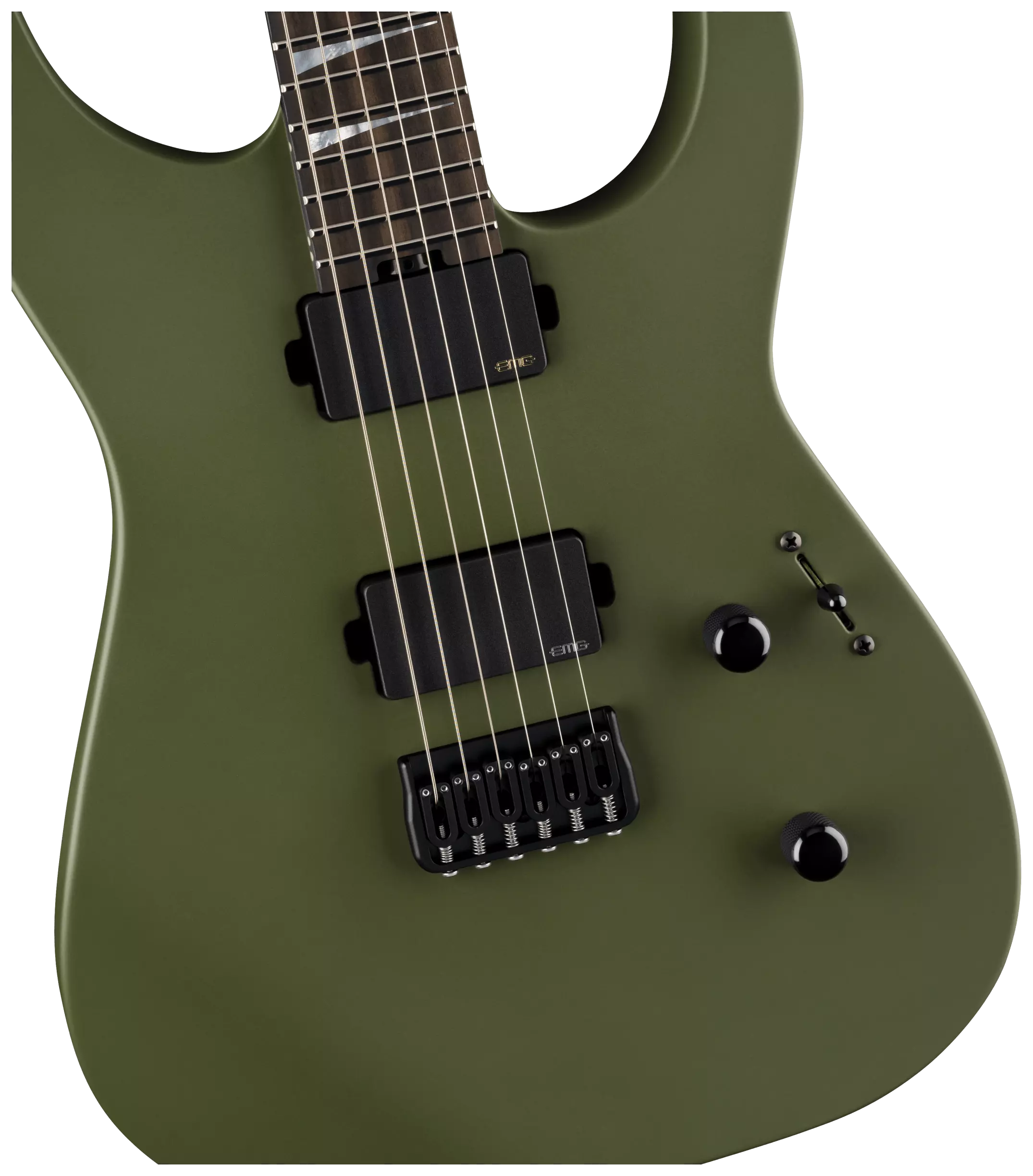 Jackson American Series Soloist SL2 HT EB Matte Army Drab 5