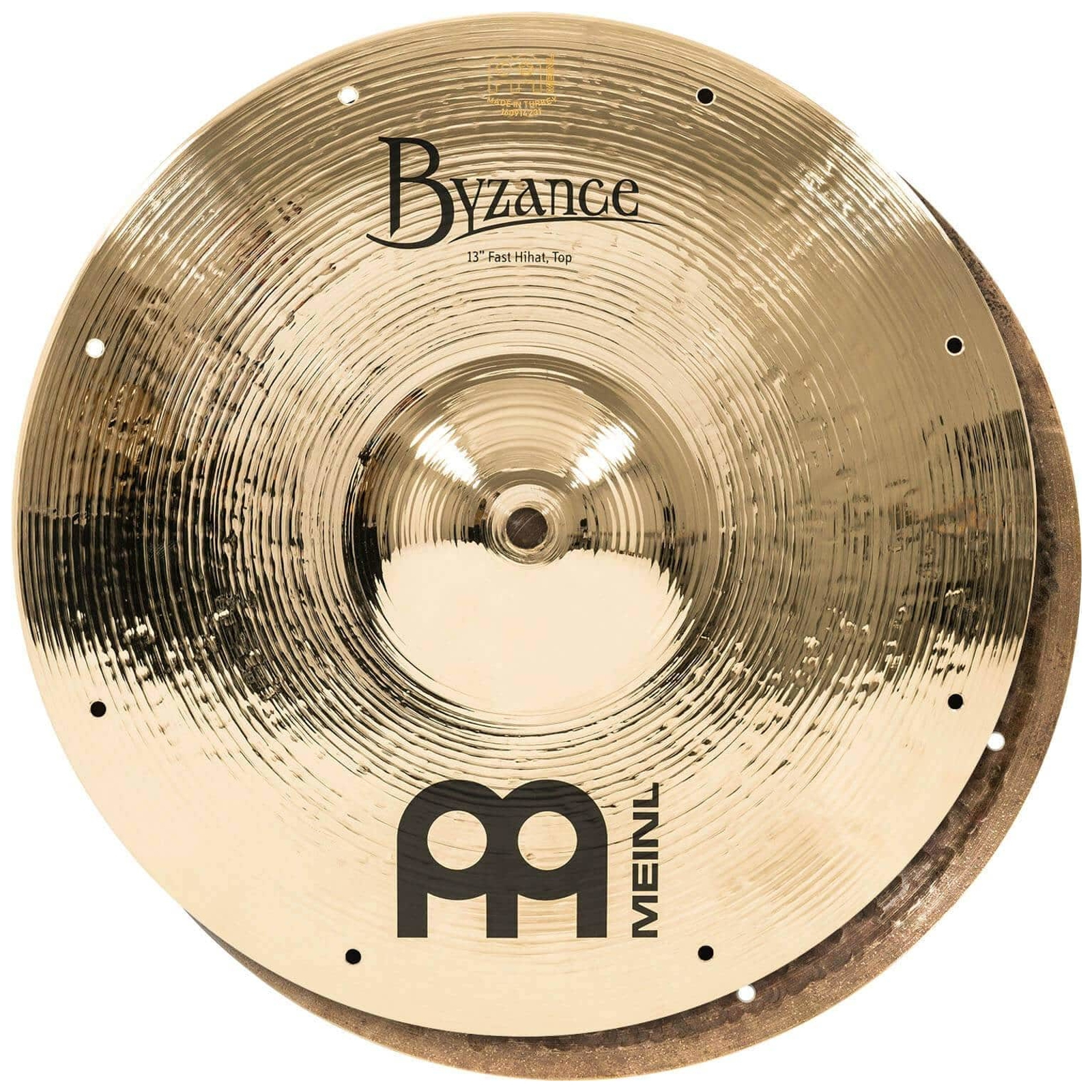 Meinl Cymbals B13FH - 13" Byzance Brilliant Fast Hihat - Hi-Hat-Becken