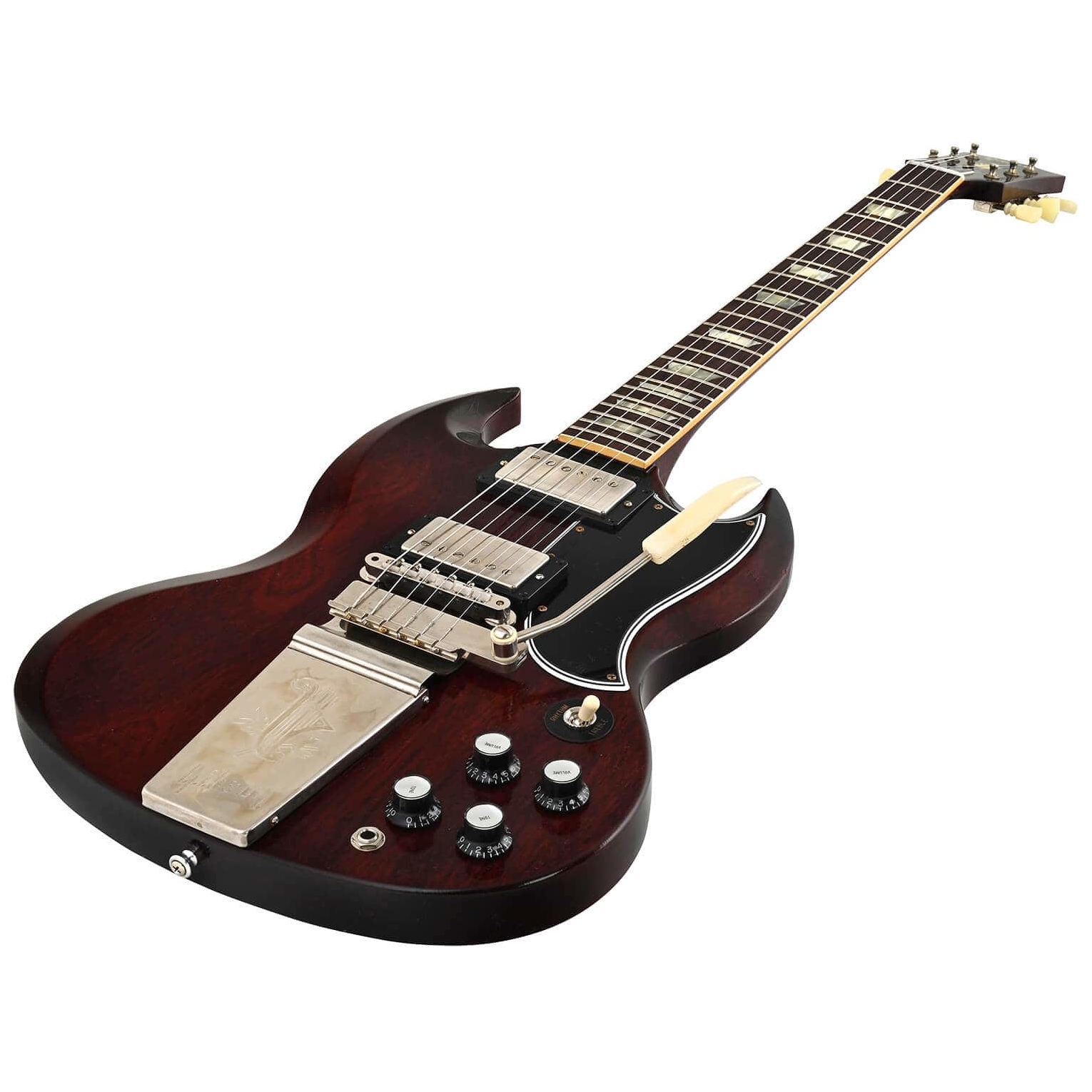 Gibson 1964 SG Standard Reissue Maestro Ultra Light Aged Cherry Red Murphy Lab