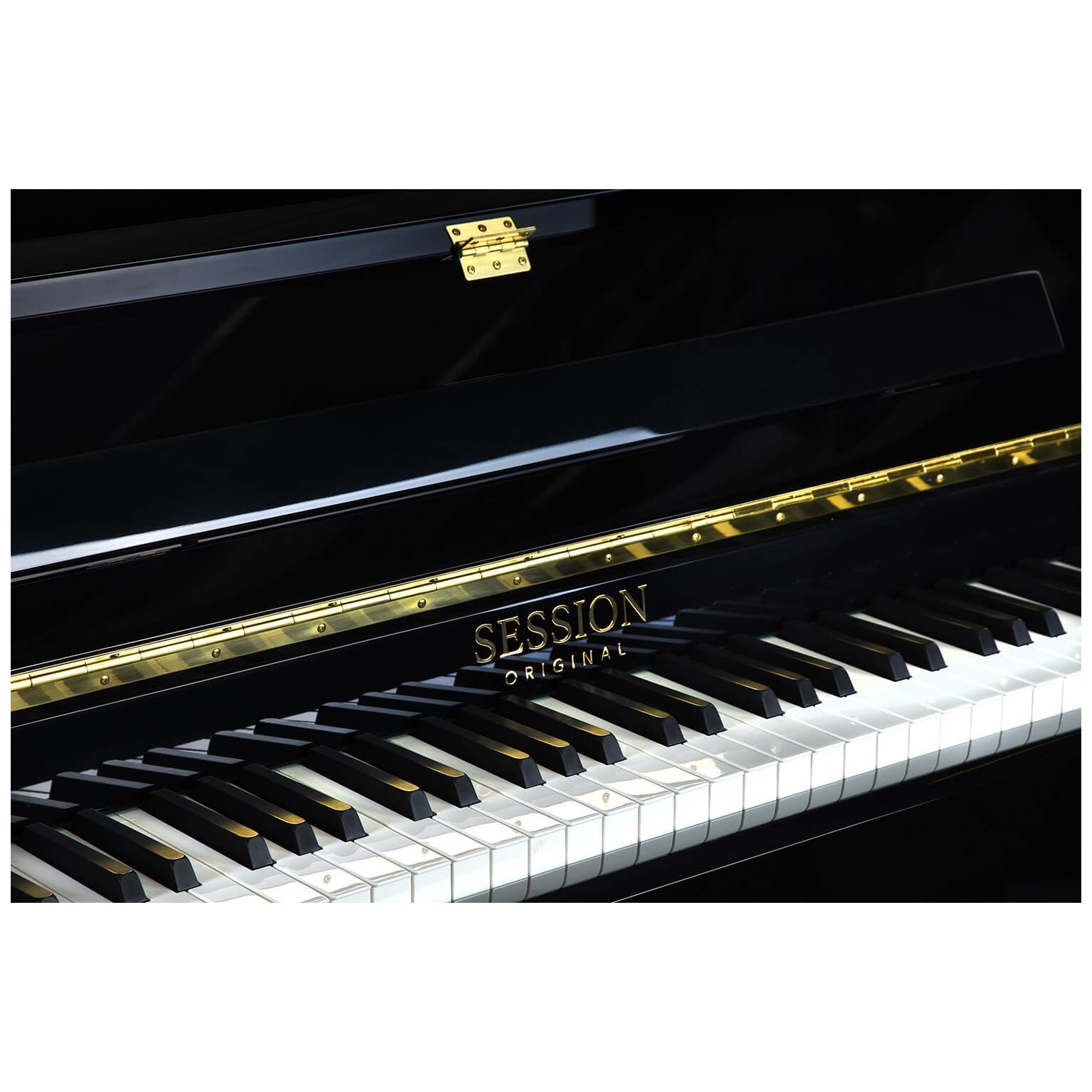 Session Original - Session Original Frankfurt 122 Klavier Schwarz Hochglanz mit Silent System - 4