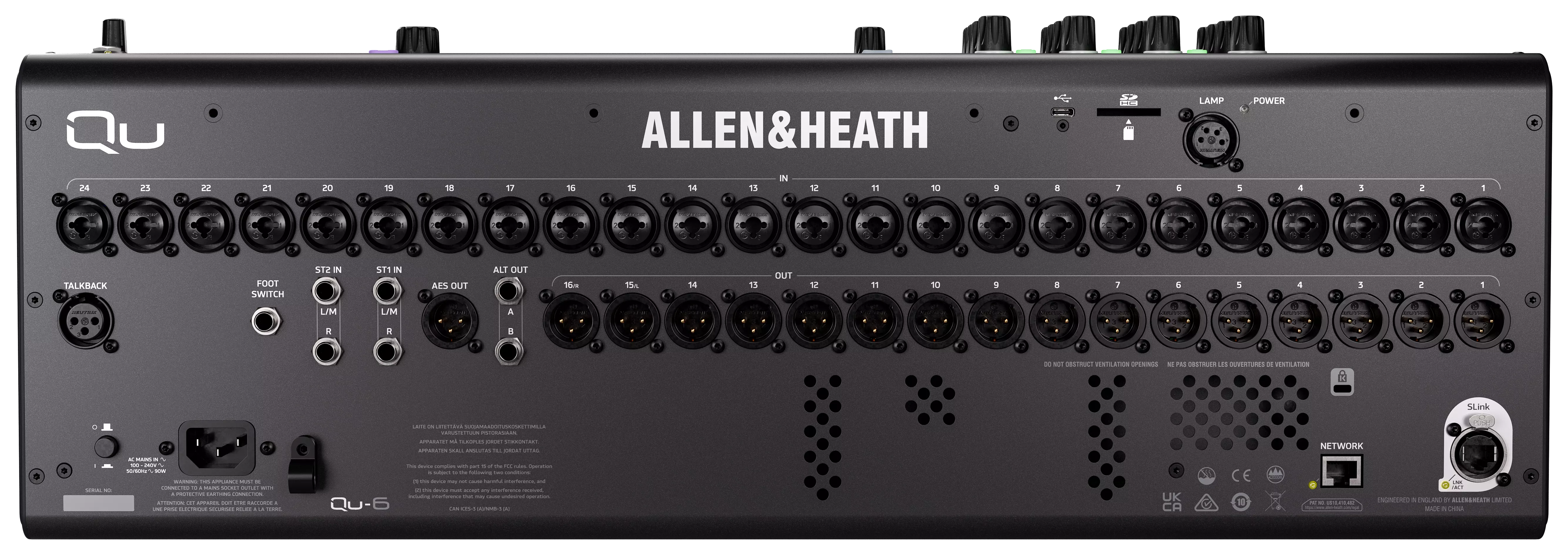 Allen & Heath Qu-6 3