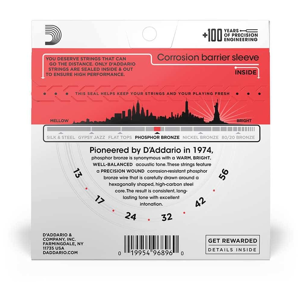D’Addario - D’Addario EJ24 - Acoustic Phosphor Bronze 13-56 - 2