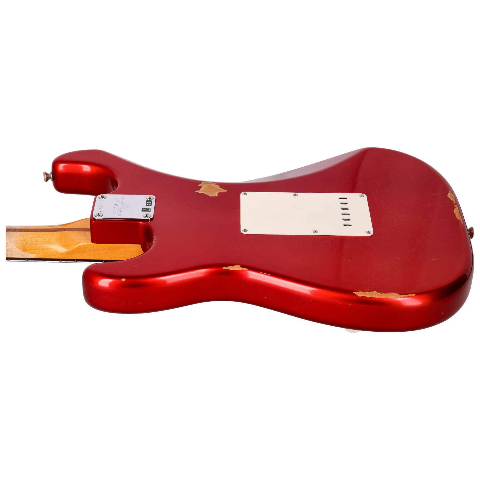 Fender Custom Shop 1963 Stratocaster Relic Aged Candy Apple Red Metallic 10
