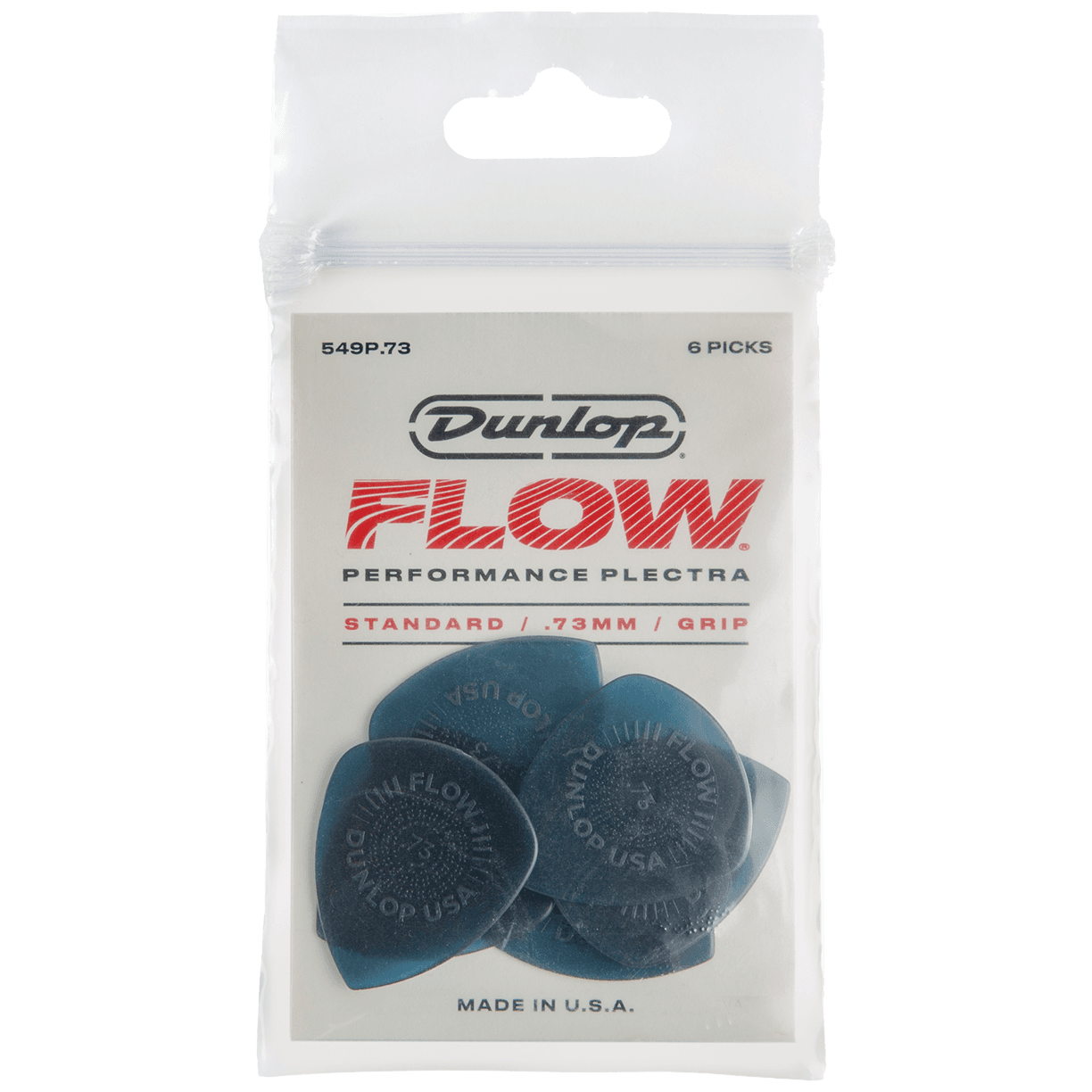 Dunlop Flow Standard Grip 0.73 Player's Pack 6 Stück