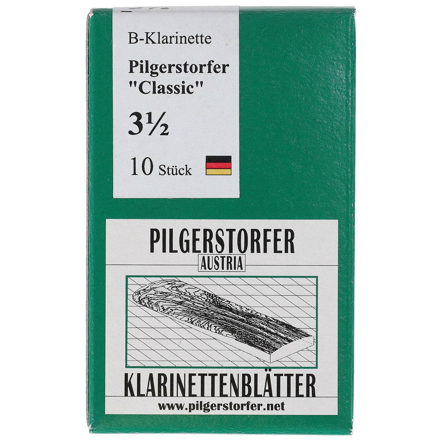 Pilgerstorfer Klarinetten Blätter Classic Stärke 3,5