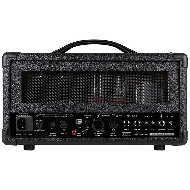 Revv Amplification G25 Head Black 1