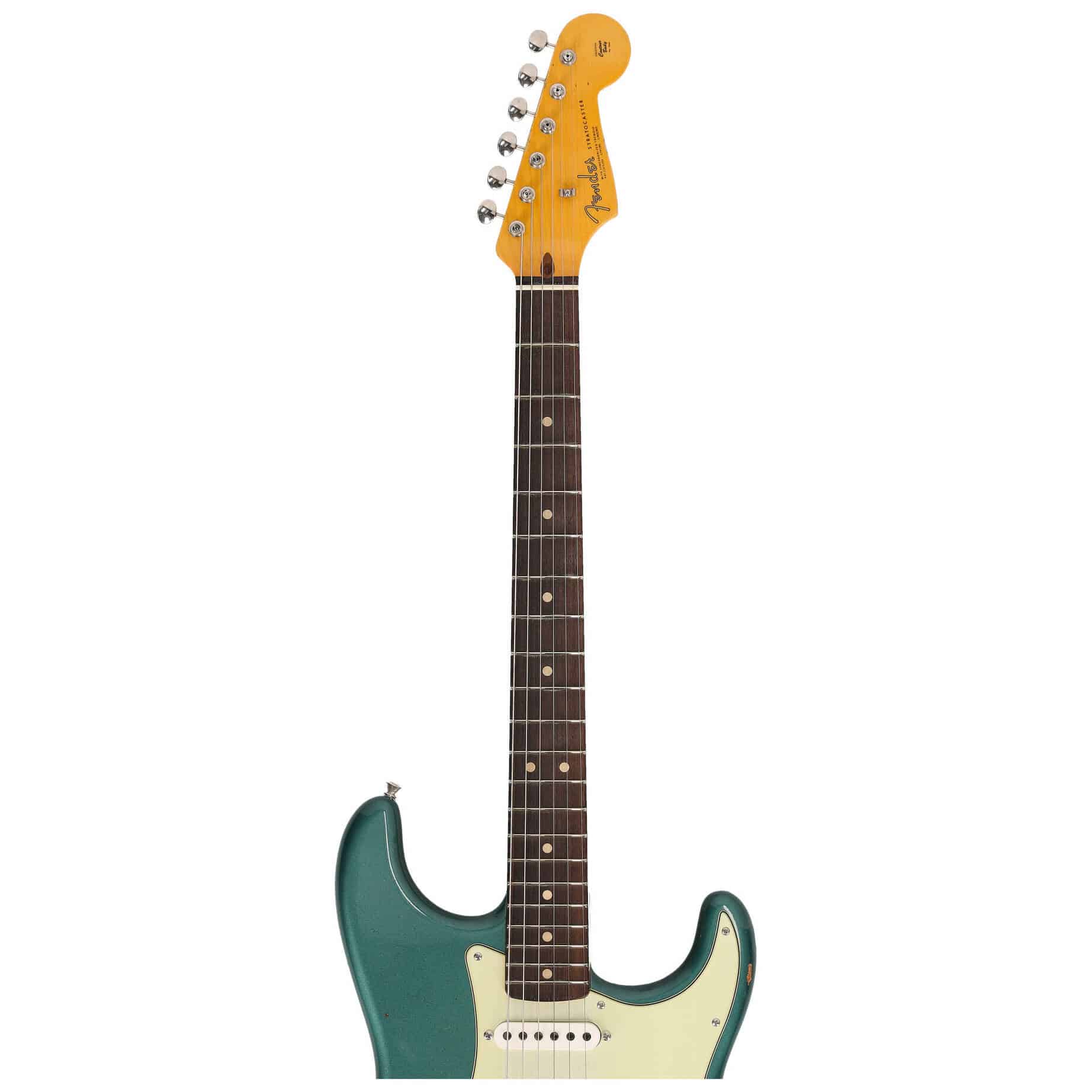 Fender Custom Shop 1963 Stratocaster Relic Aged Sherwood Green Metallic #1 11