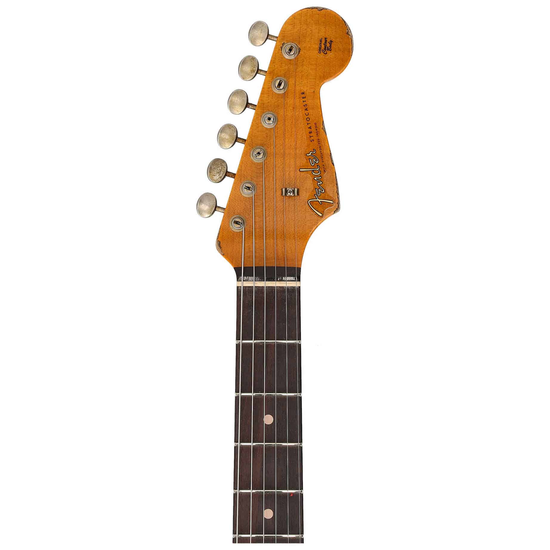 Fender LTD Custom Shop 60 Dual Mag Stratocaster Super Heavy Relic Aged Vintage White 5