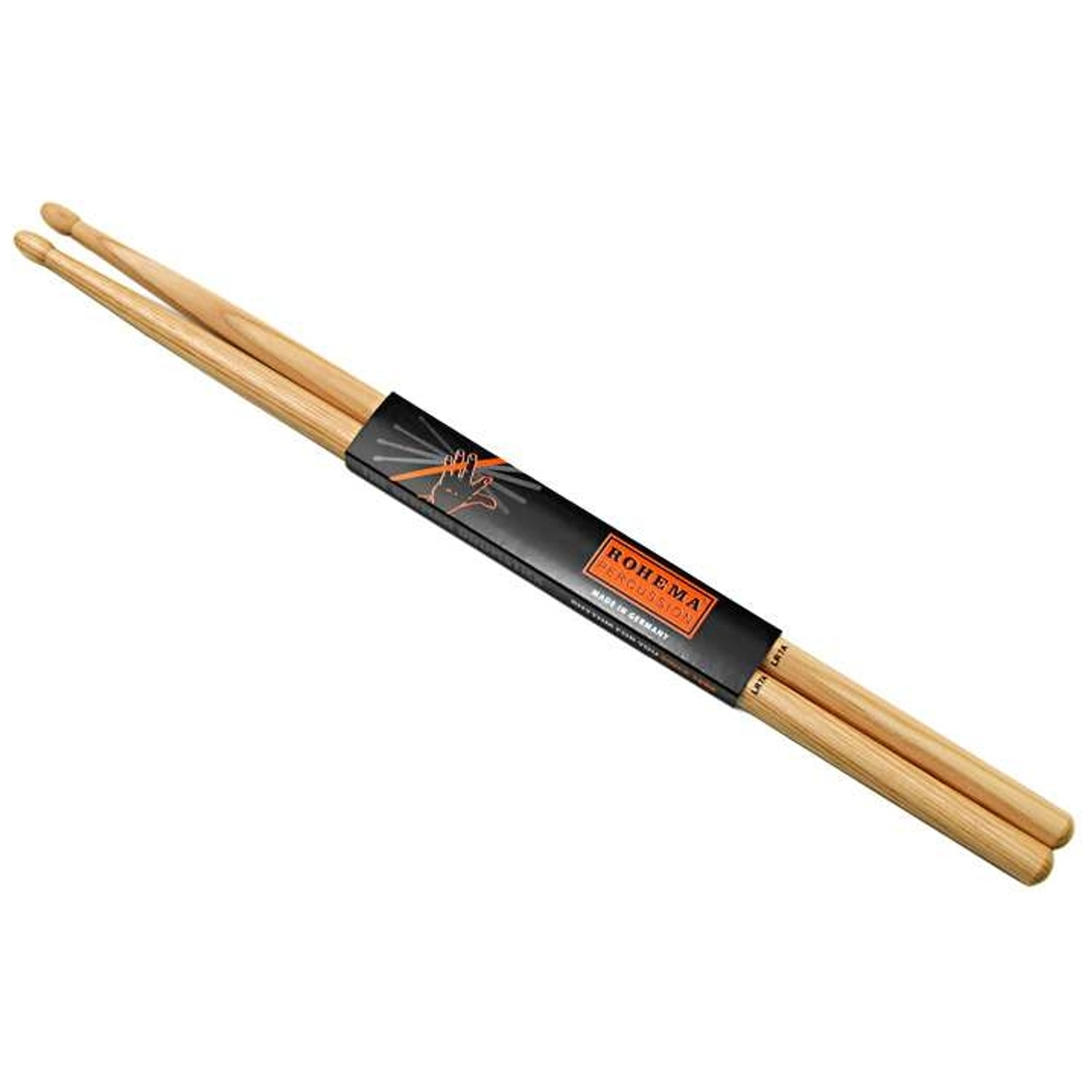 Rohema Percussion 7A Light Rock - Rock-Serie - Hickory - Wood Tip - Drumsticks