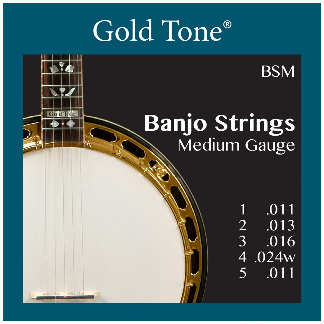 Gold Tone BSM Banjo Saiten | 011-024 + 011