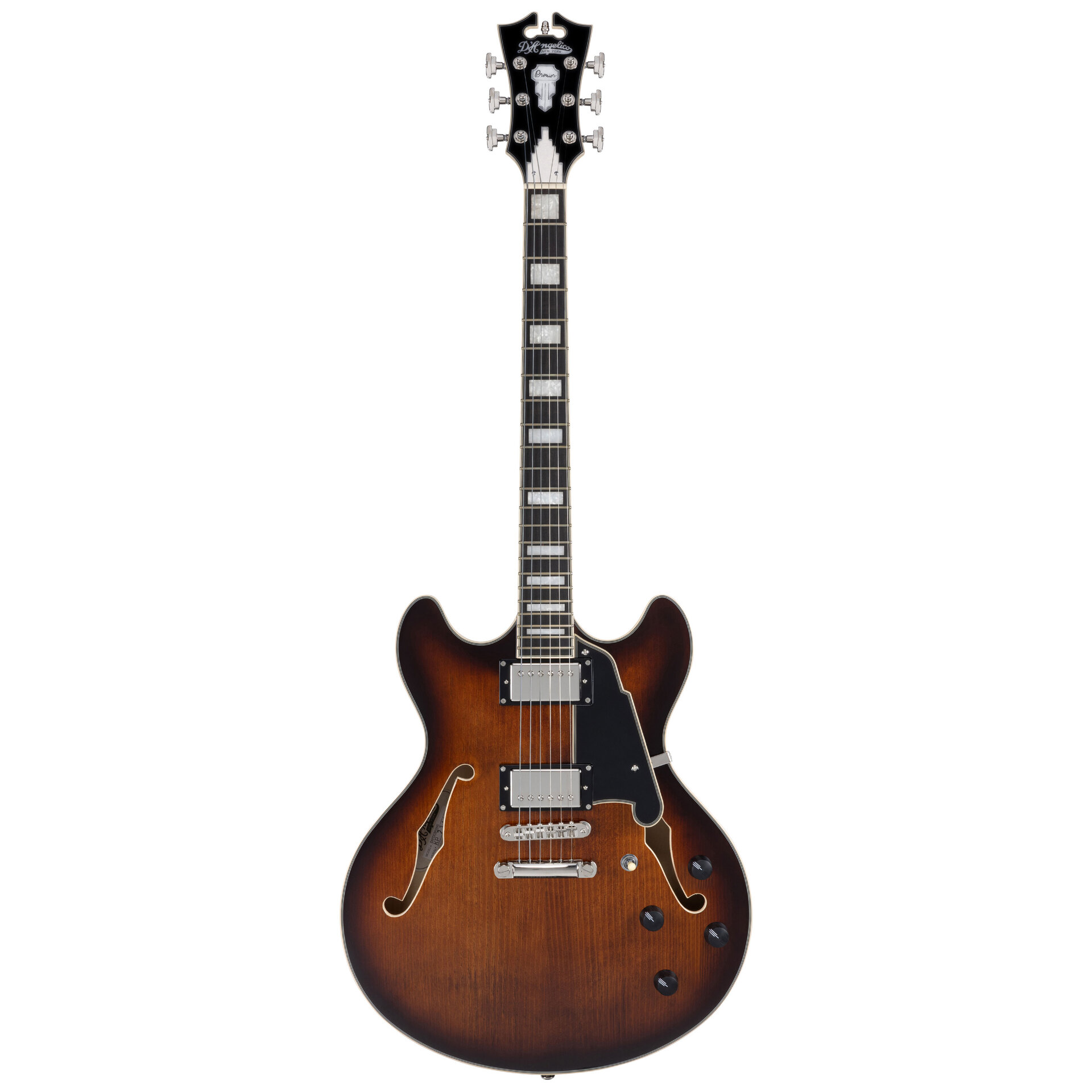 D’Angelico Guitars Premier DC Brown Burst