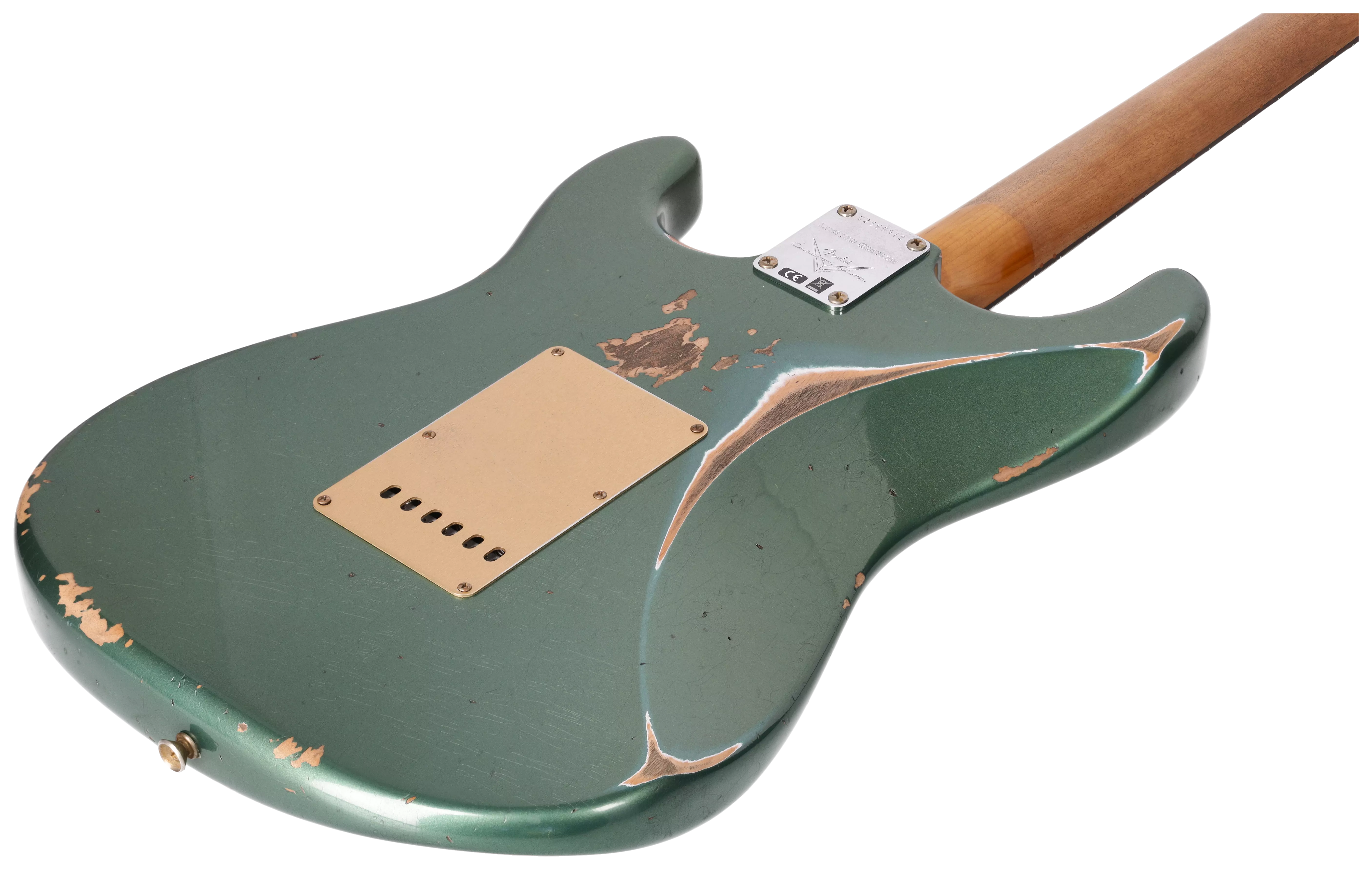 Fender Custom Shop 1959 Stratocaster RW Roasted Heavy Relic Aged Sherwood Green Metallic #1 8