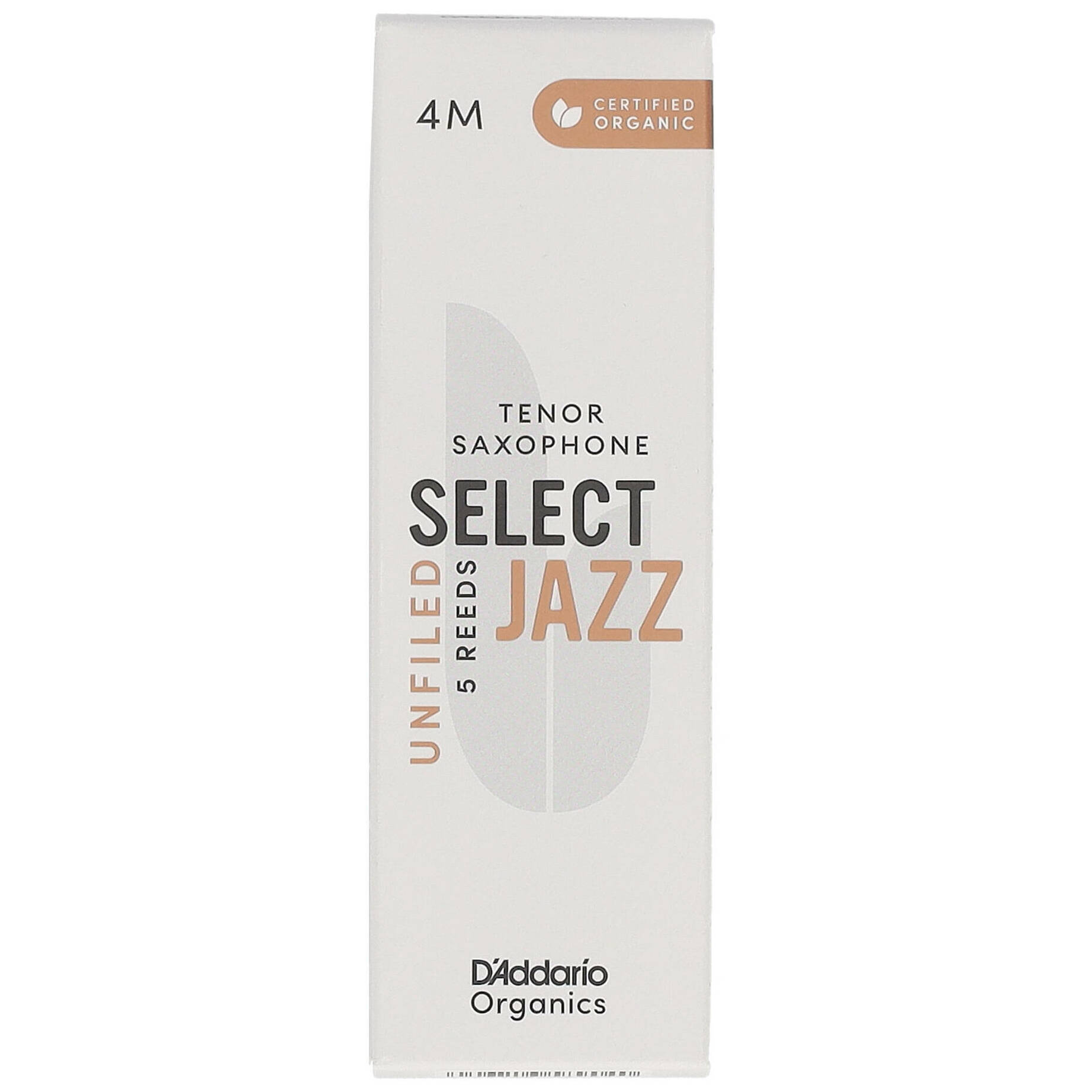 D’Addario Woodwinds Organic Select Jazz Unfiled - Tenor Saxophone 4M - 5er Pack