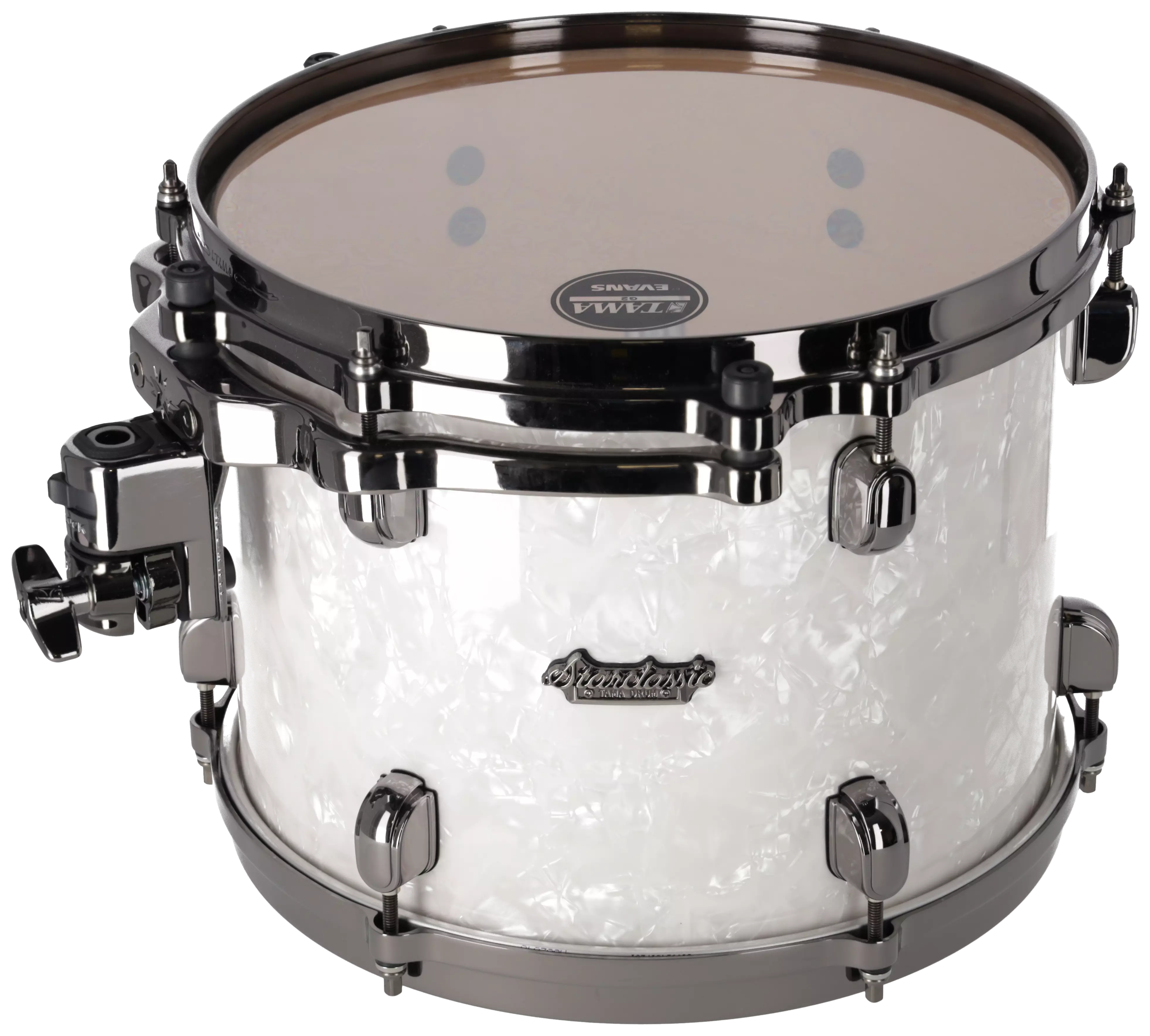 Tama MRT1209BN-SWP - Starclassic maple Tom Black Nickel 12 x 9 Zoll - Snow White Pearl 4