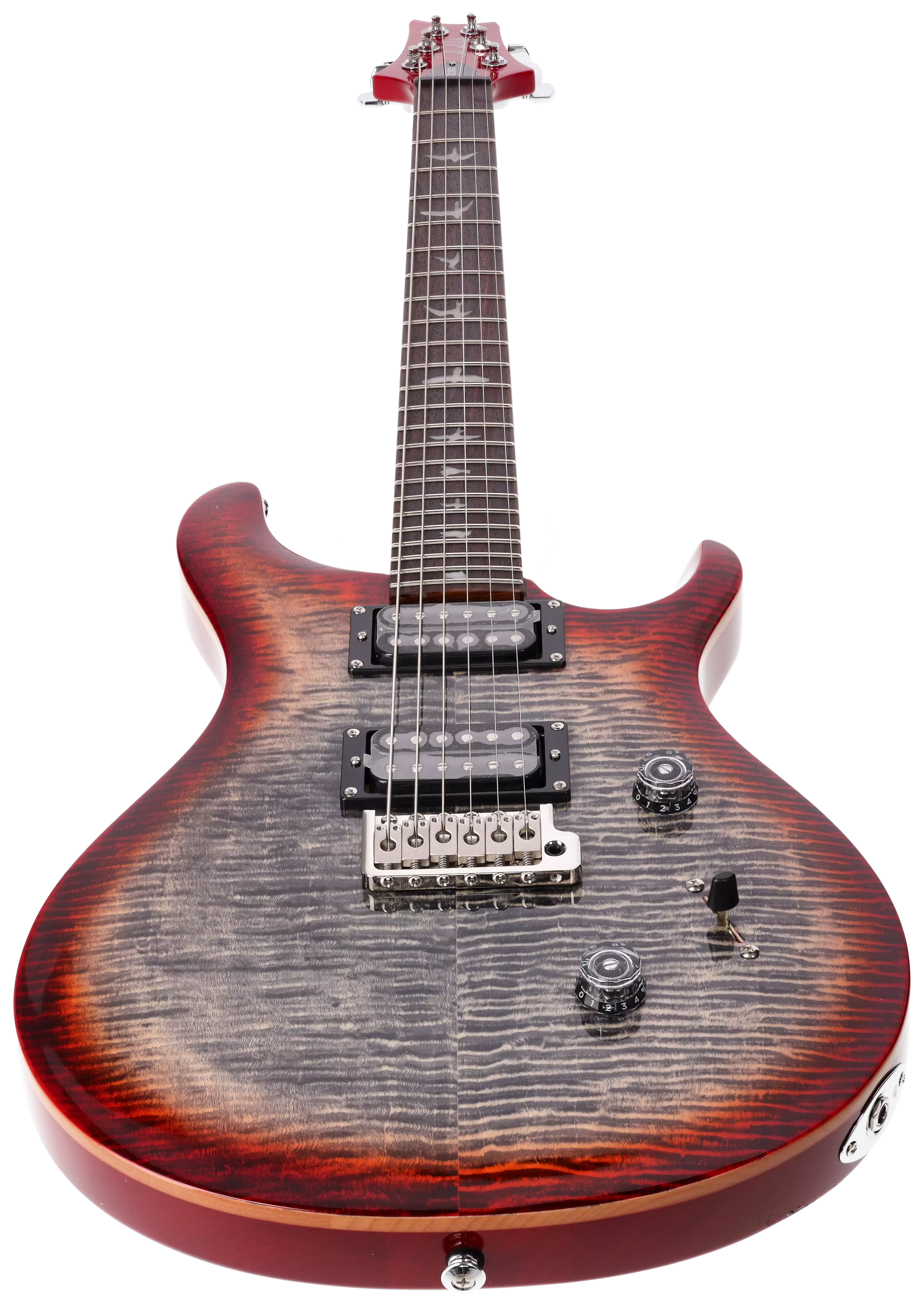 PRS SE Custom 24 Charcoal Cherry Burst 3