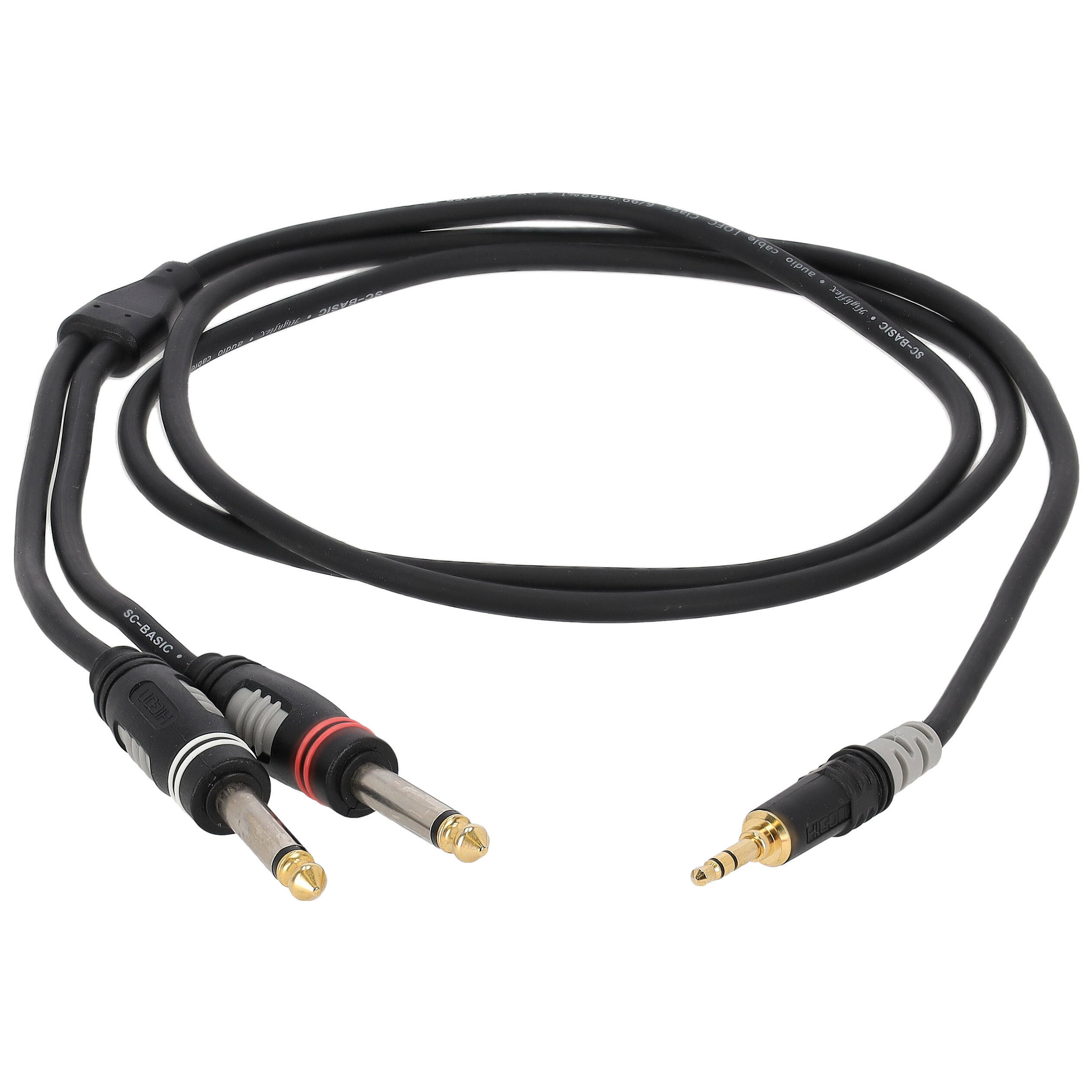 Sommer Cable HBA-3S62-0150 Stereo Mini-Klinke auf 2 x 6,3 mm Klinke mono, 1,5 Meter 1