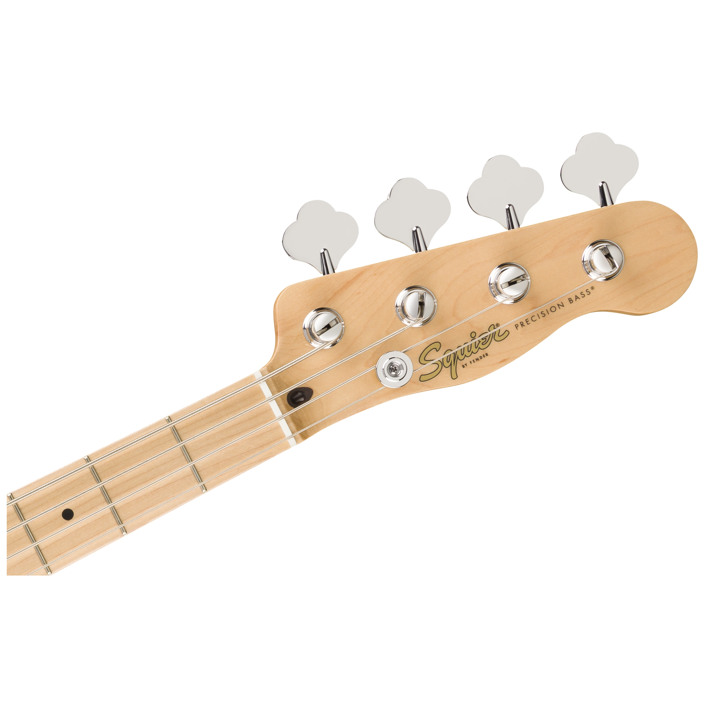 Squier by Fender Paranormal Precision Bass Thinline SJ MN Parchment PG Vintage White 4