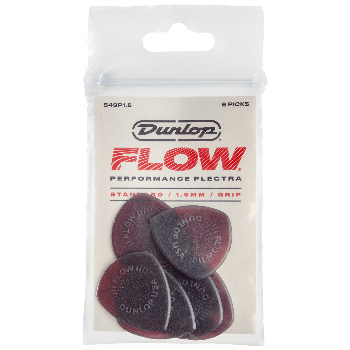Dunlop Flow Standard Grip 1.50 Player's Pack 6 Stück