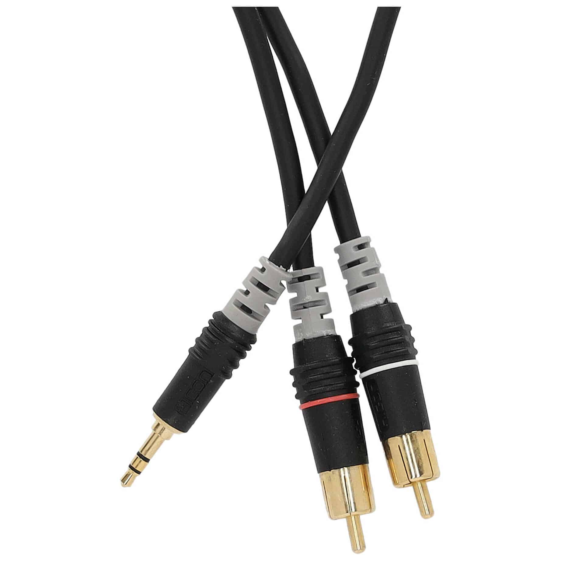 Sommer Cable HBA-3SC2-0090 Stereo Mini-Klinke auf 2 x Cinch, 0,9 mtr. 2