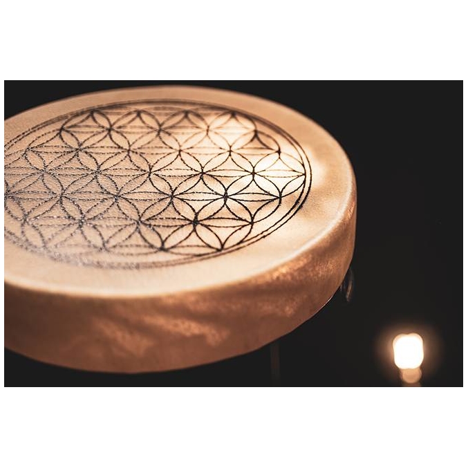 Meinl Sonic Energy - Meinl Sonic Energy HOD15-FOL - Native American-Style Hoop Drum, 15 , Flower Of Life - 3