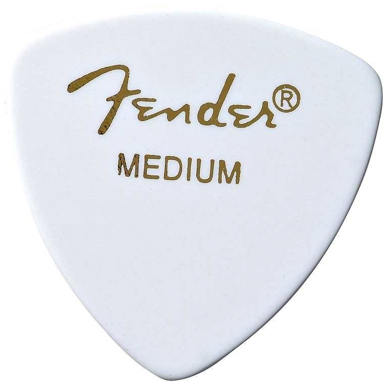 Fender 346 Shape Classic Celluloid Pick - Medium - White