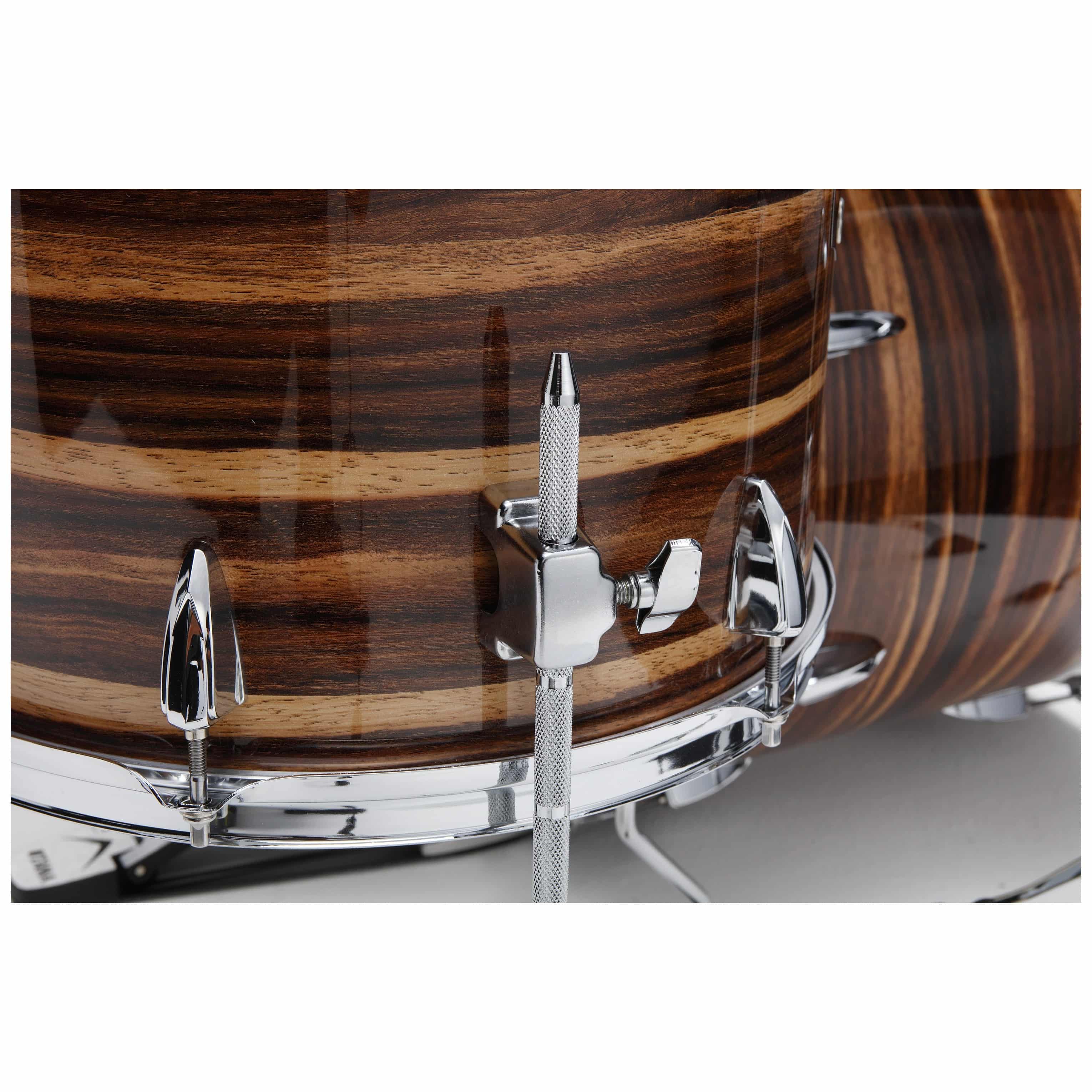 Tama IP50H6W-CTW Imperialstar Drumset 5 teilig - Coffee Teak Wrap/Chrom HW + MEINL Cymbals HCS Bronze 4
