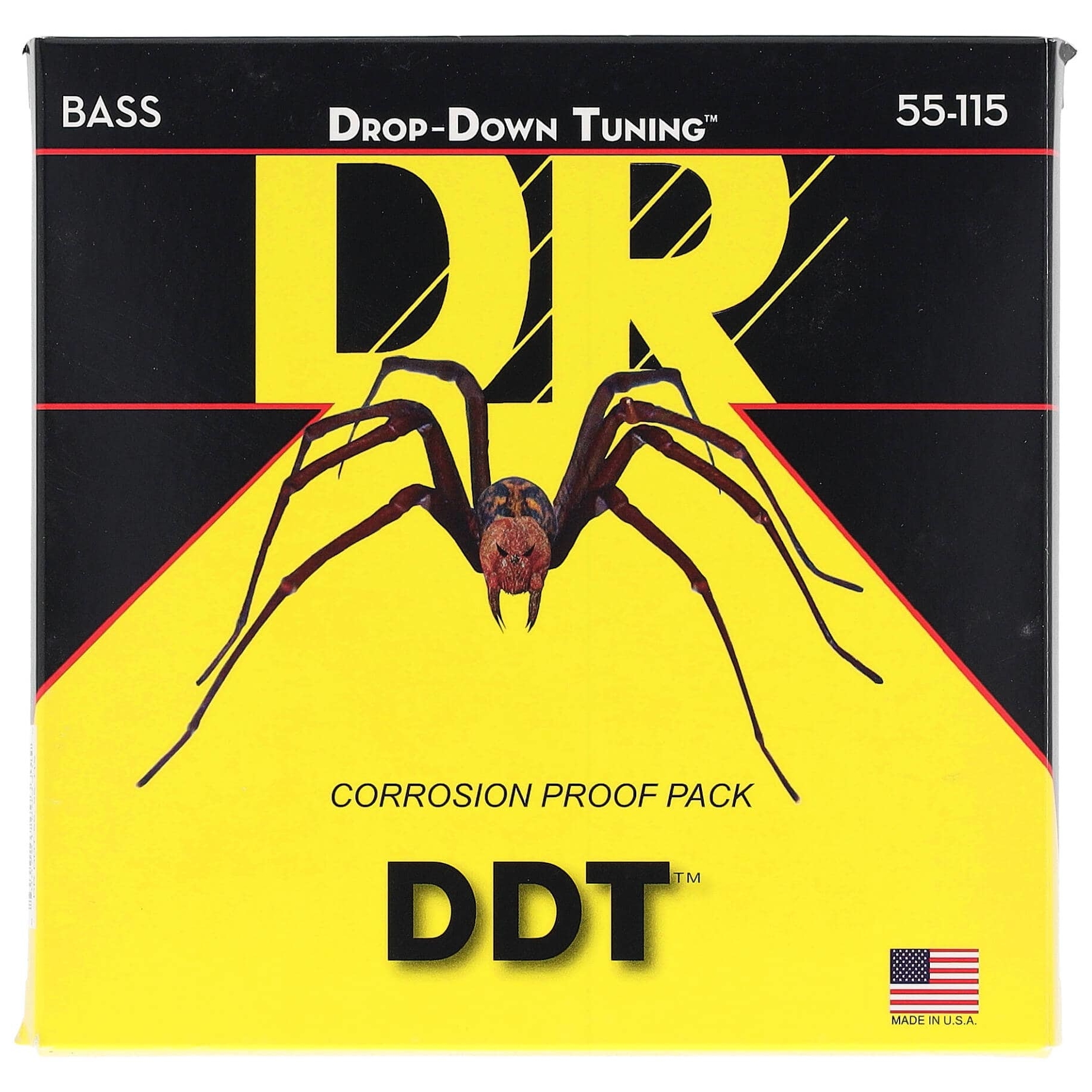 DR Strings DDT - Drop Down Tuning Bass Strings: Extra Heavy 55-115
