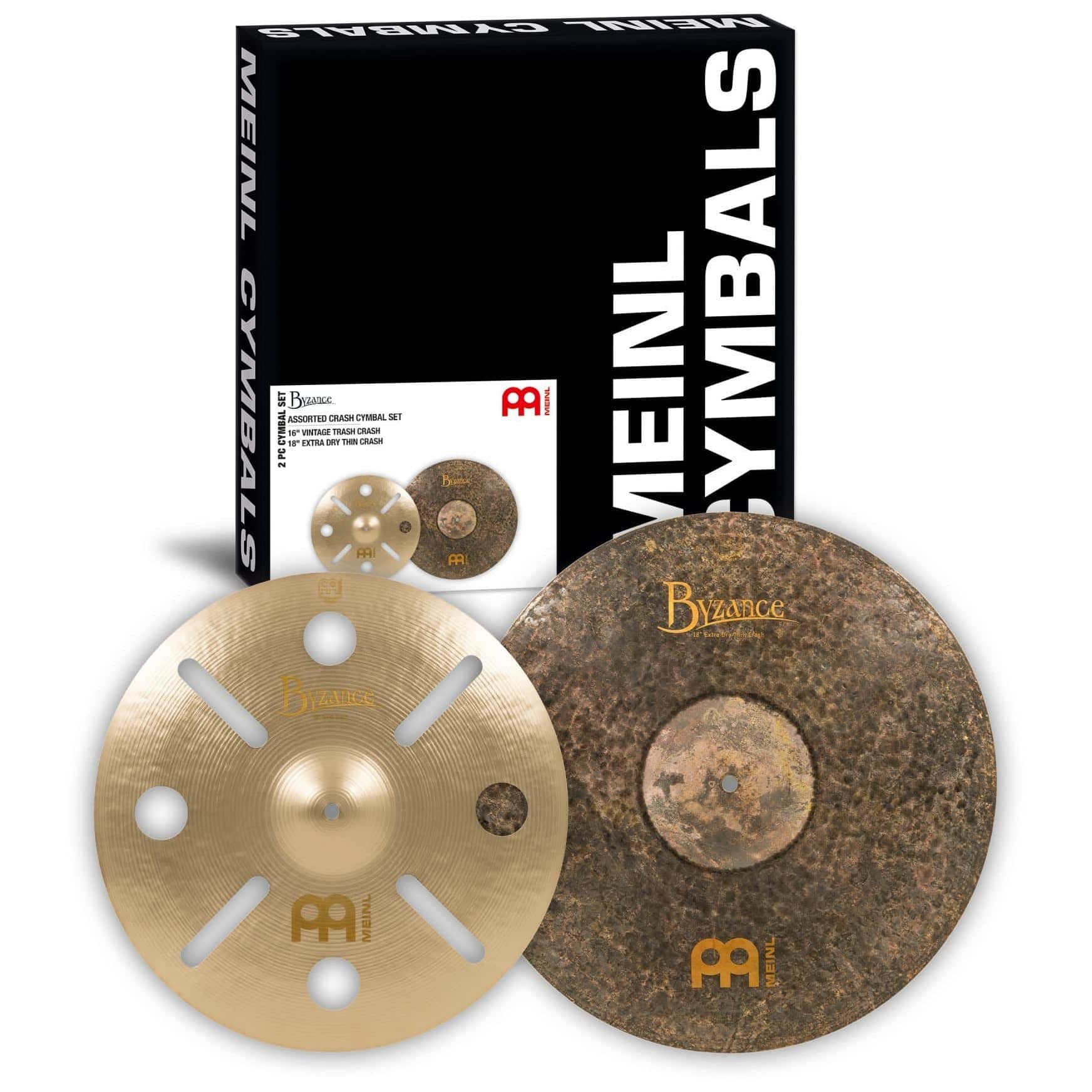 Meinl Cymbals - Meinl Cymbals B1618ED - Byzance Assorted Crash Cymbal Set