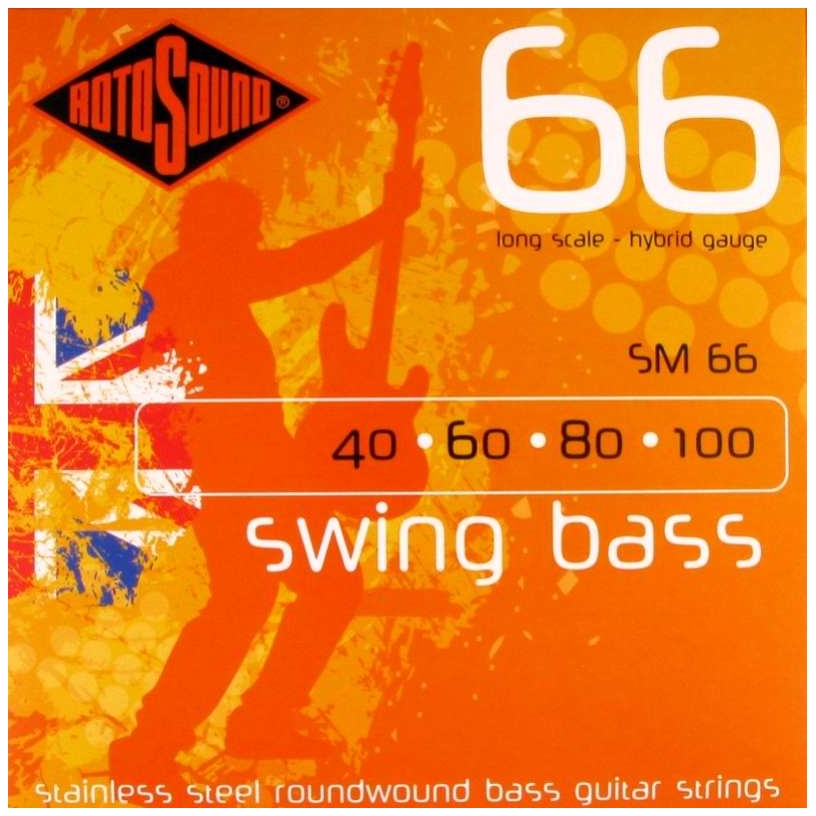 Rotosound SM66 Swing Bass Hybrid Stainless Steel 040 - 100