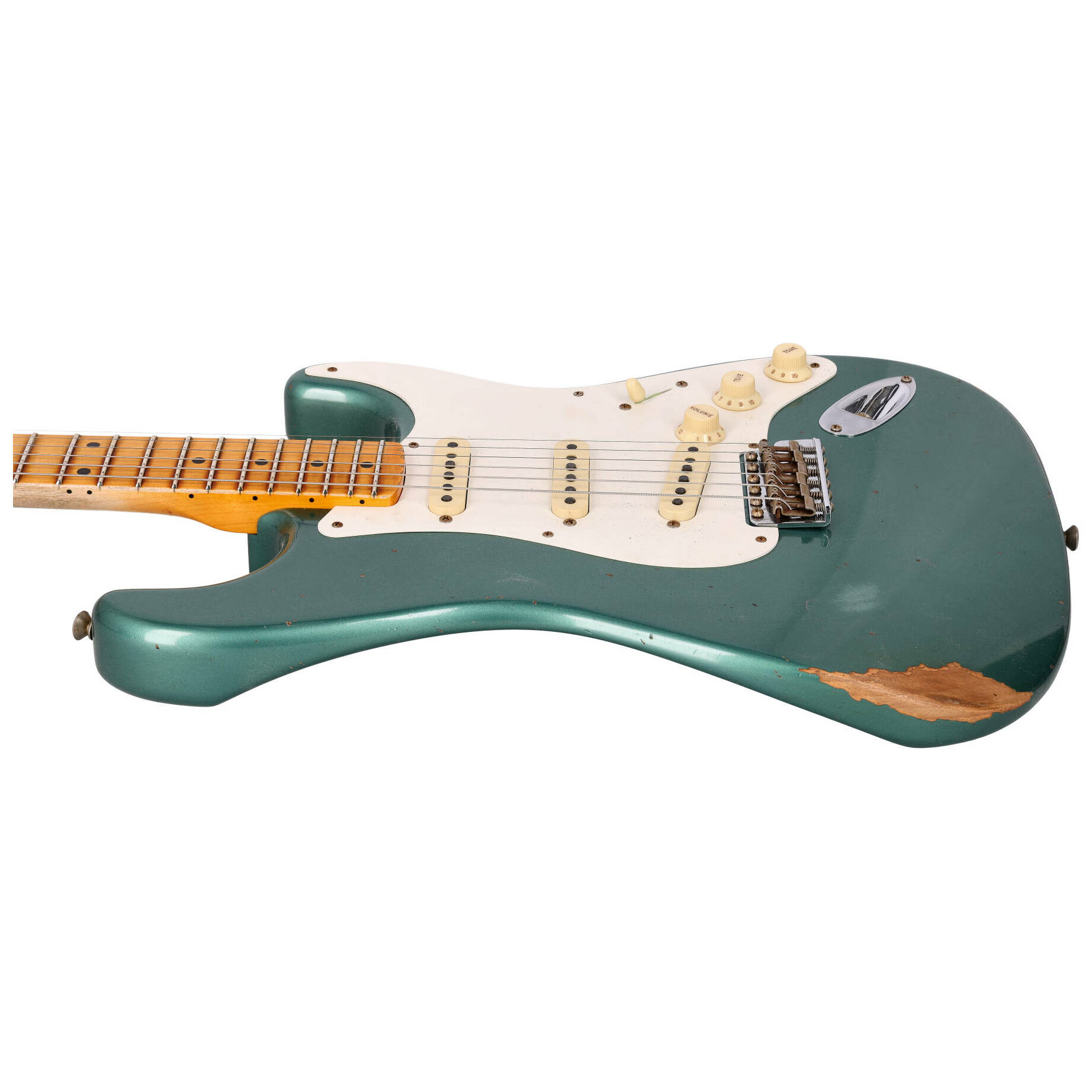 Fender LTD Custom Shop 57 Stratocaster Relic Faded Aged Sherwood Green Metallic 8