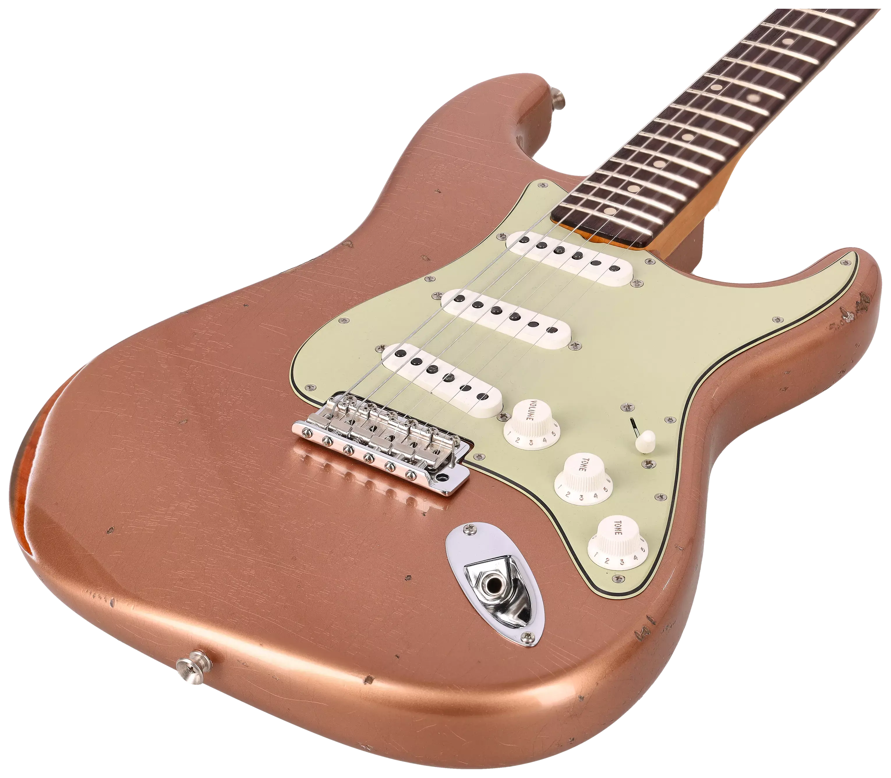 Fender Custom Shop 1963 Stratocaster Relic Aged Copper Metallic #CZ578517 7