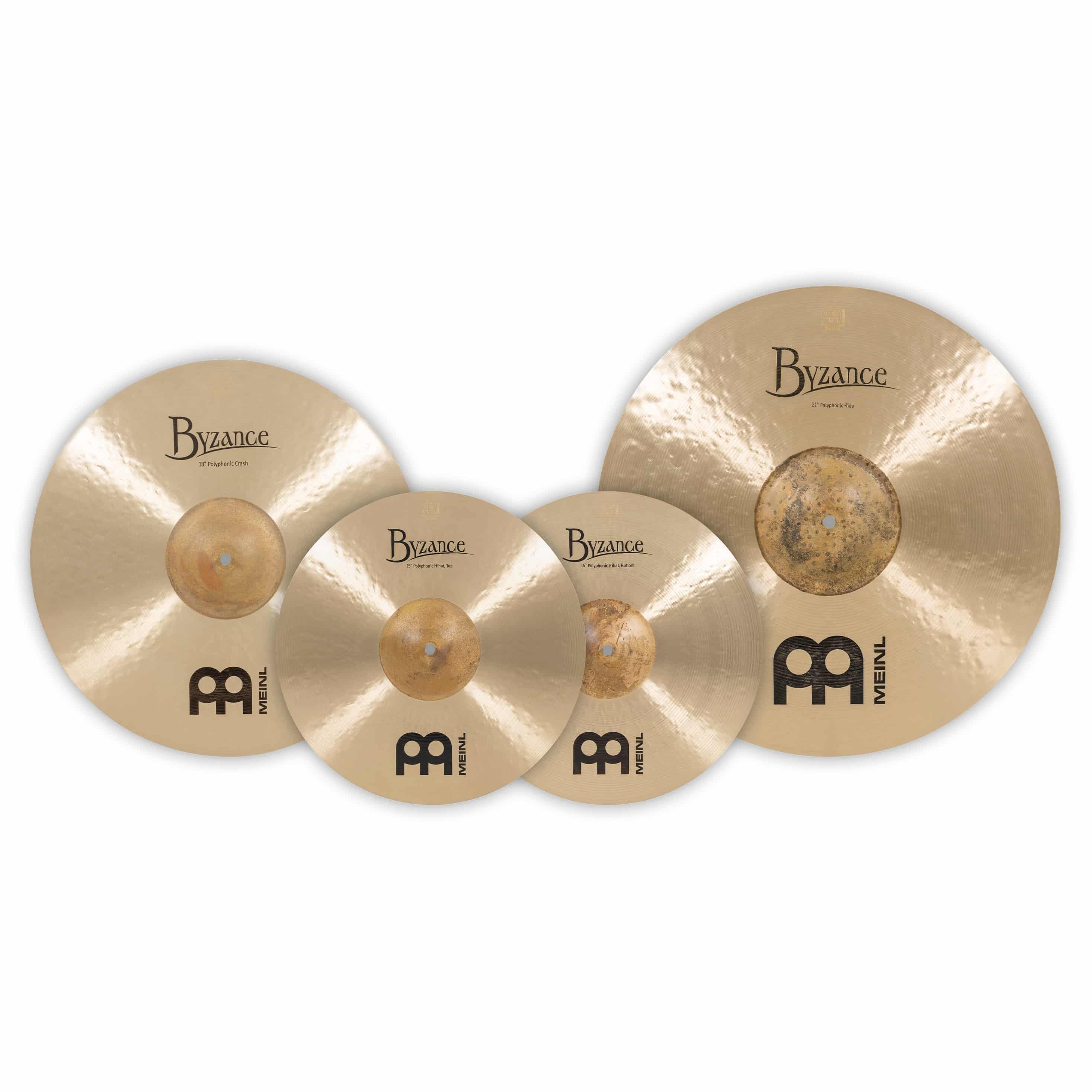 Meinl Cymbals BT-CS2 - Byzance Traditional Complete Cymbal Set 1