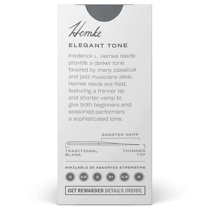 D’Addario Woodwinds - D’Addario Woodwinds Hemke - Alt Saxophone 3,0 - 5er Pack - 3